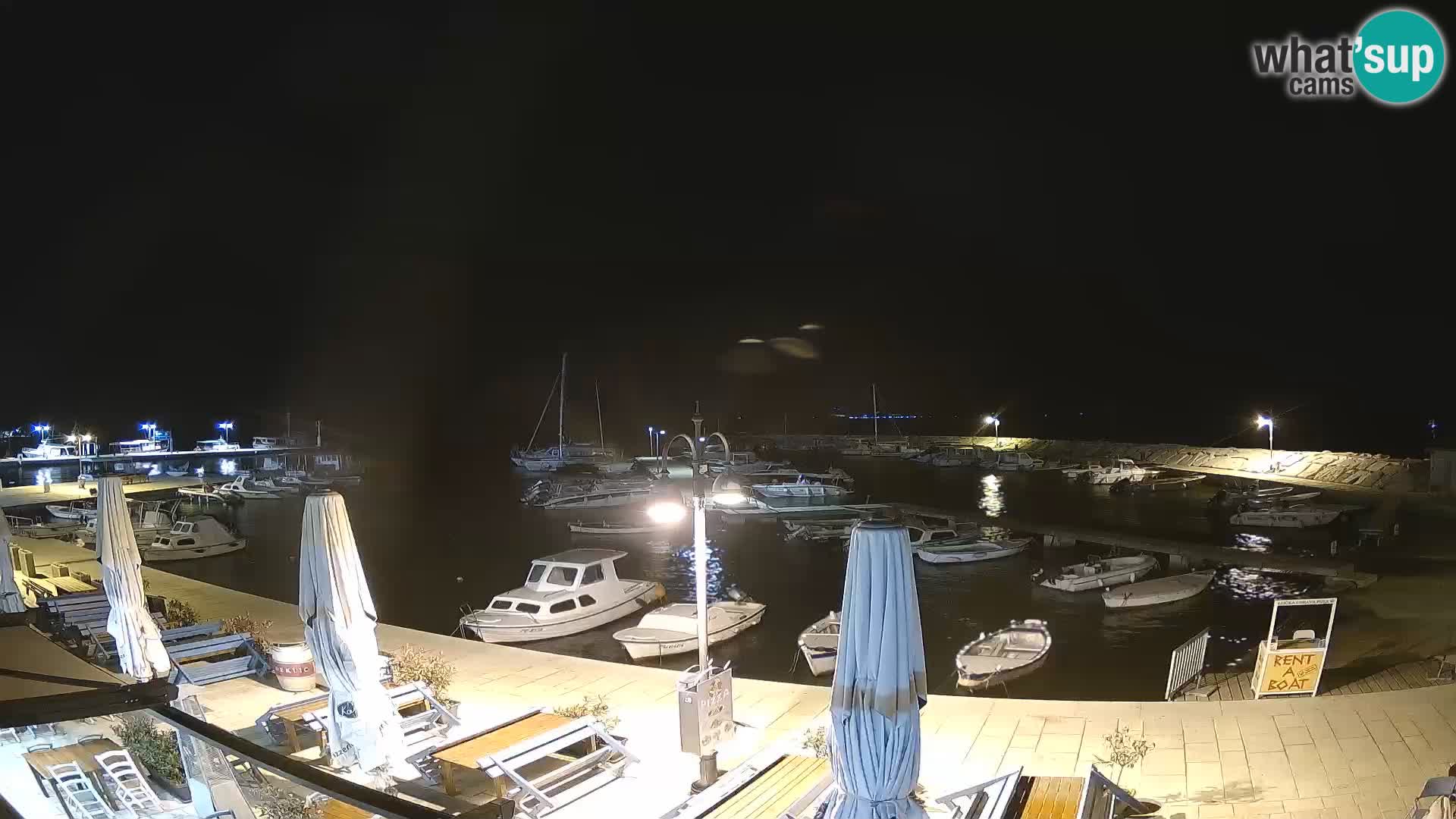 Fažana webcam Riva und Stadthafen – Istrien