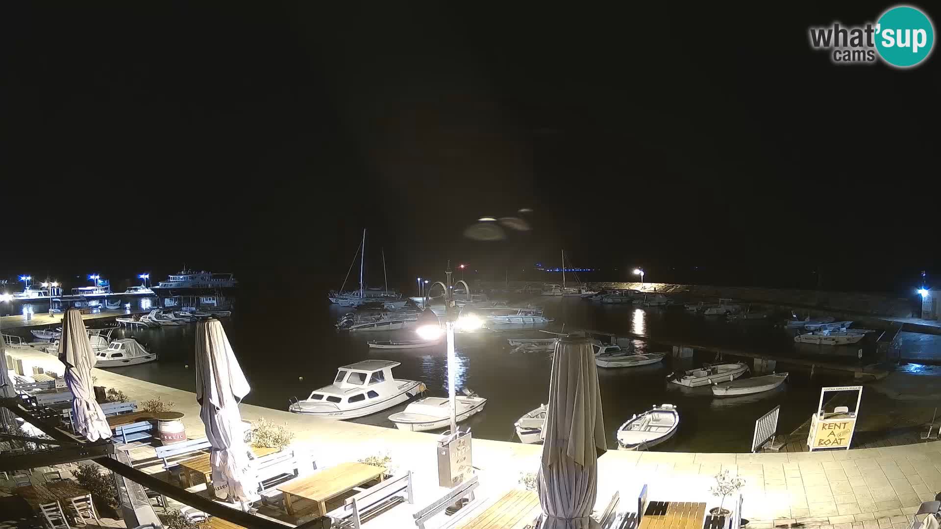 Fažana web kamera riva i gradska marina – Istra