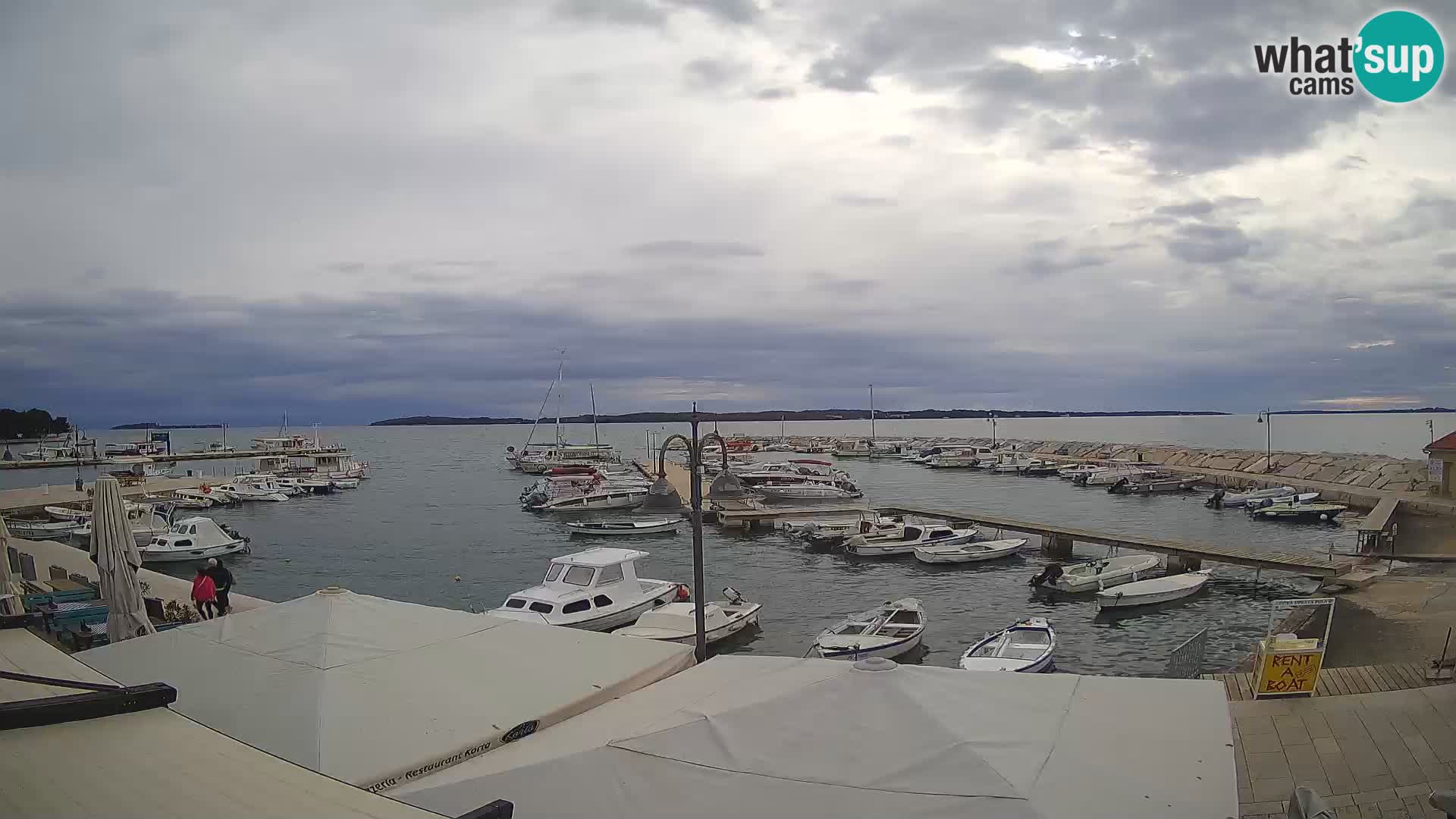 Fažana Livecam riva et marina de la ville – Istrie