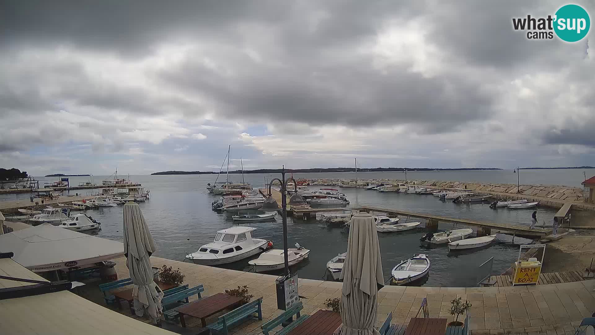 Fažana Livecam riva et marina de la ville – Istrie
