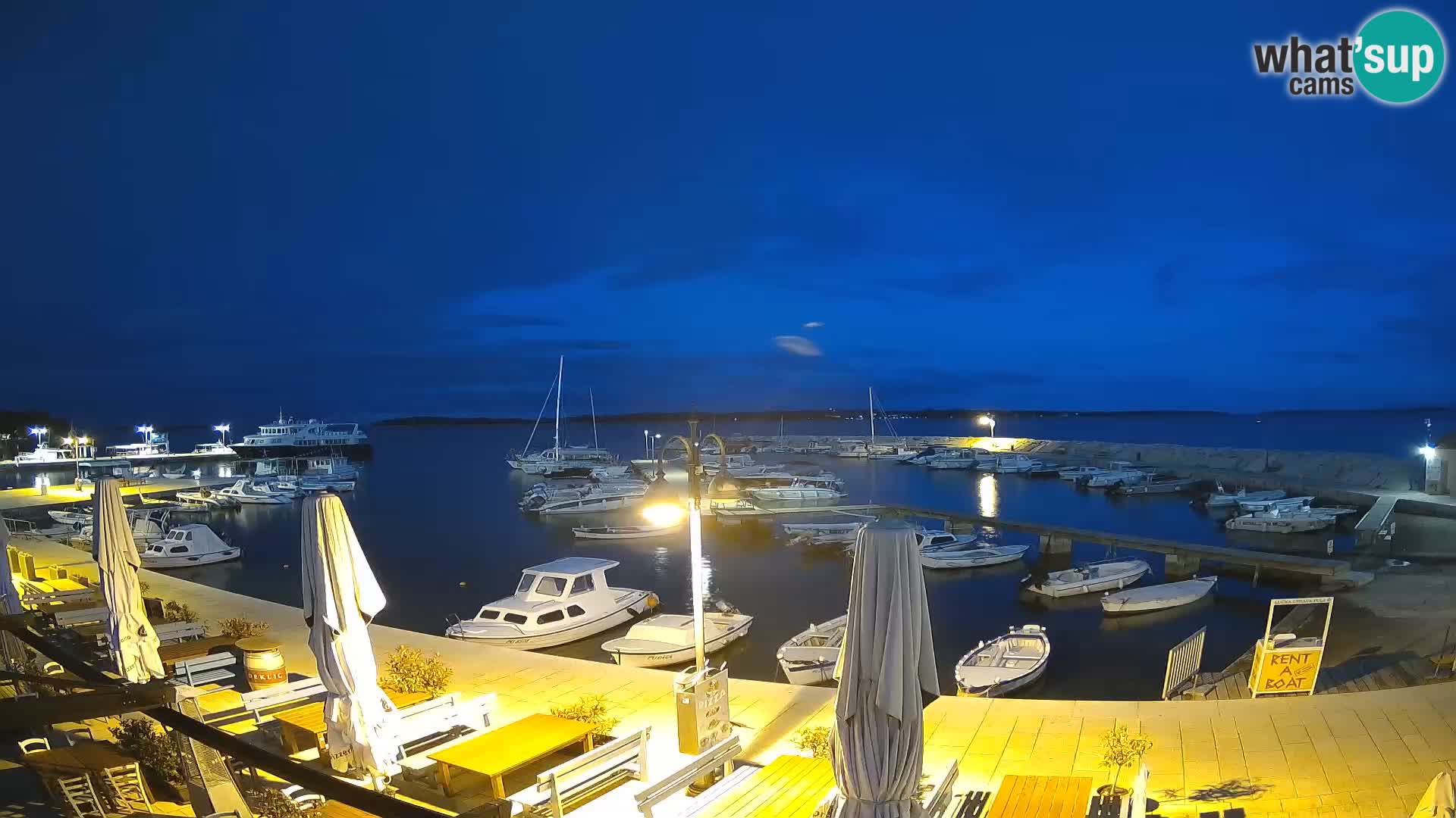 Fažana web kamera riva i gradska marina – Istra