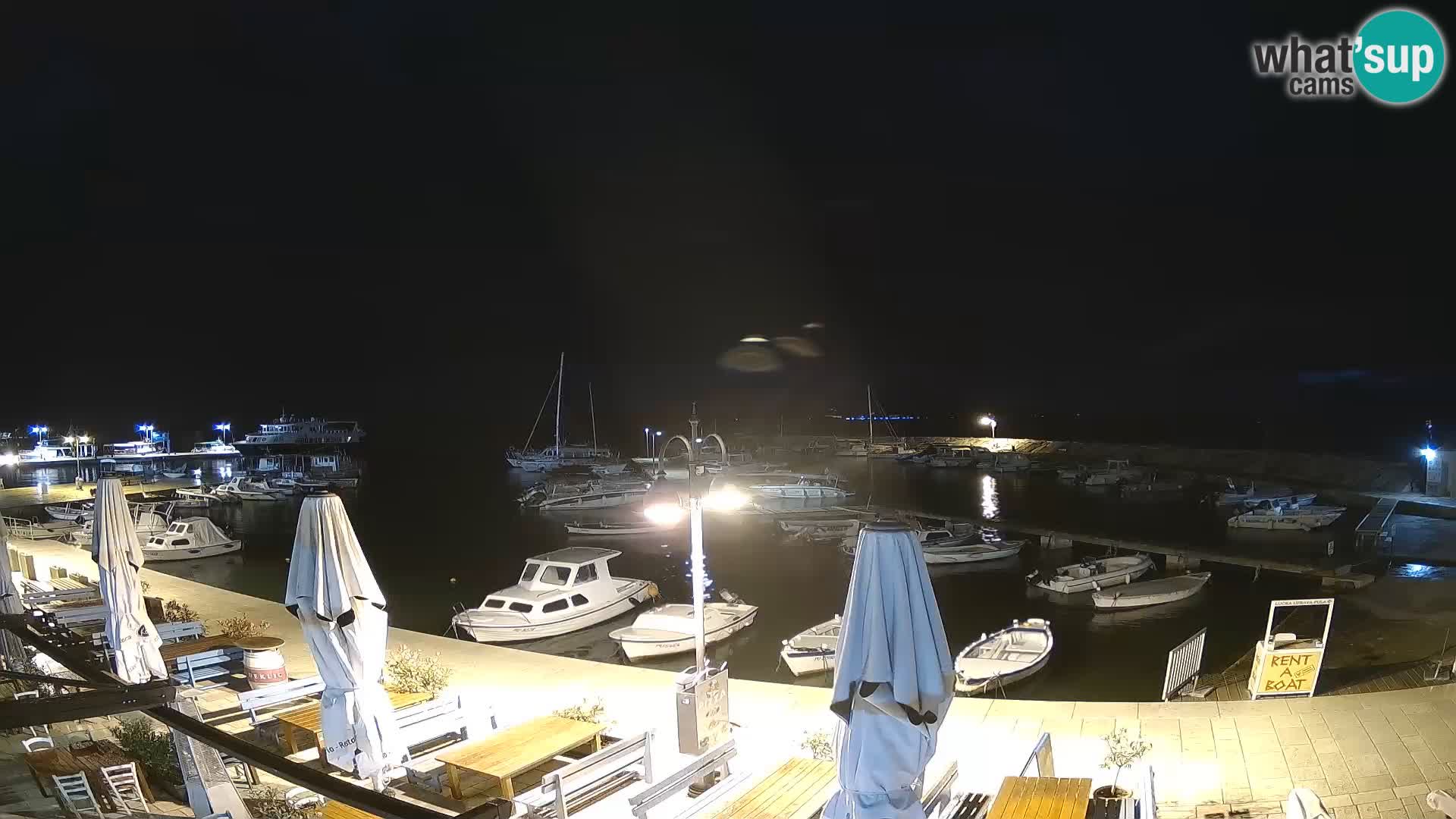 Fažana web kamera riva i gradska marina – Istra