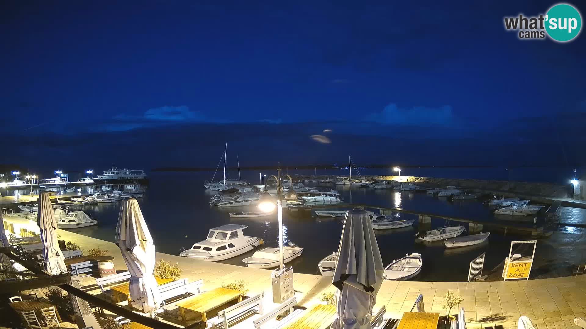 Fažana webcam Riva und Stadthafen – Istrien