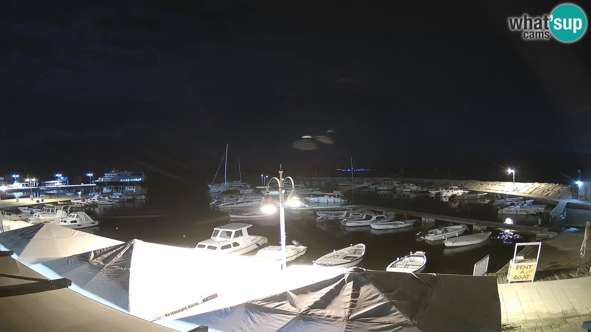 Fažana web kamera riva i gradska marina – Istra