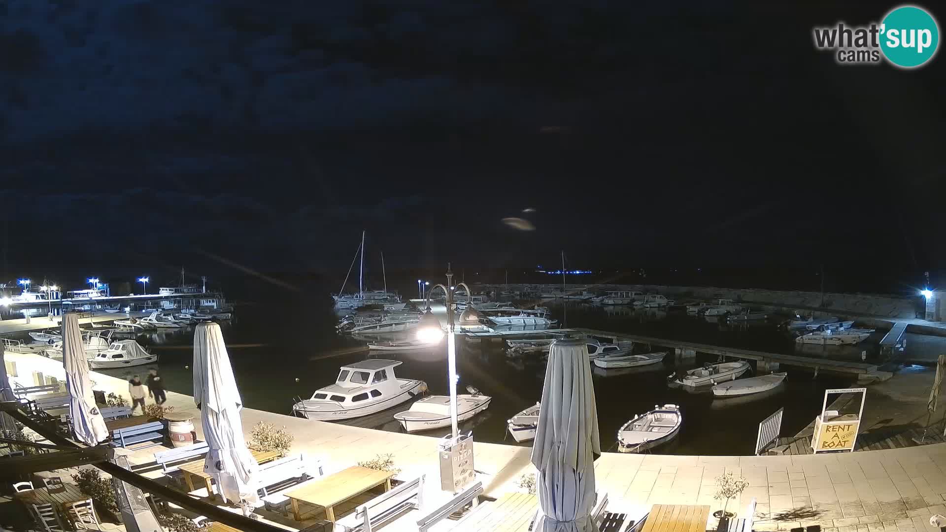 Fažana Livecam riva et marina de la ville – Istrie