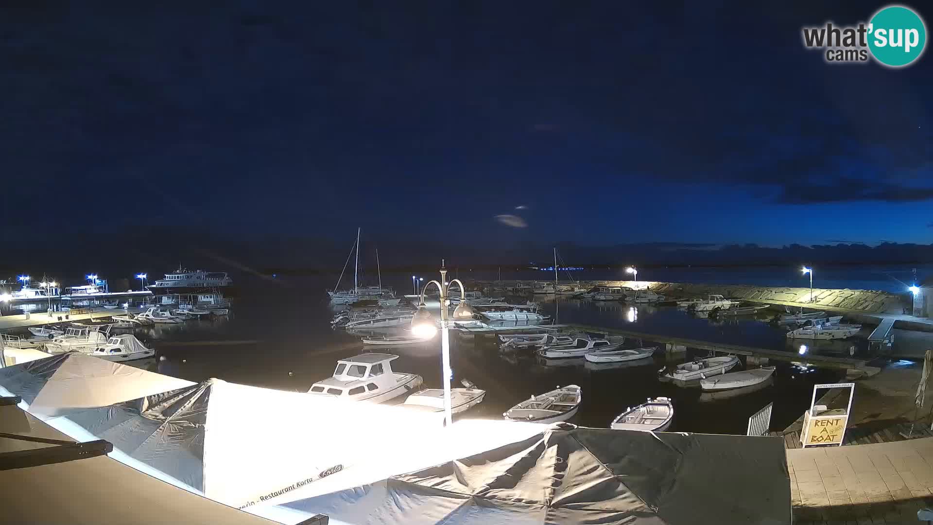 Fažana web kamera riva i gradska marina – Istra