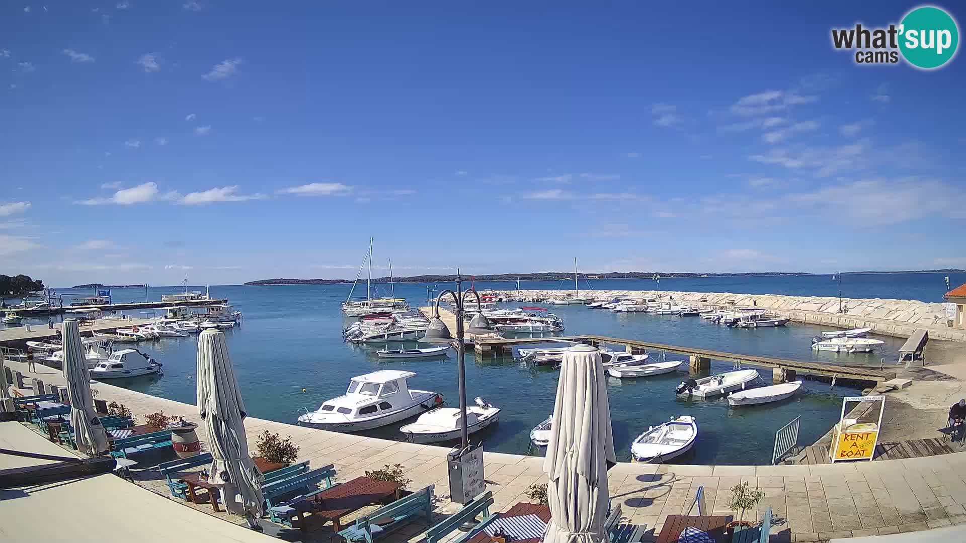 Webcam Fasana riva e la marina – Istria