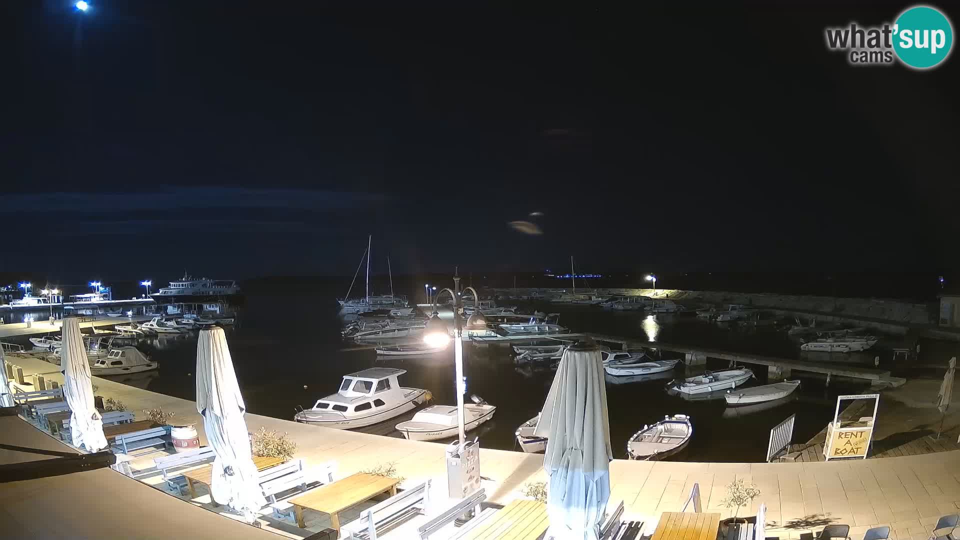 Fažana web kamera riva i gradska marina – Istra