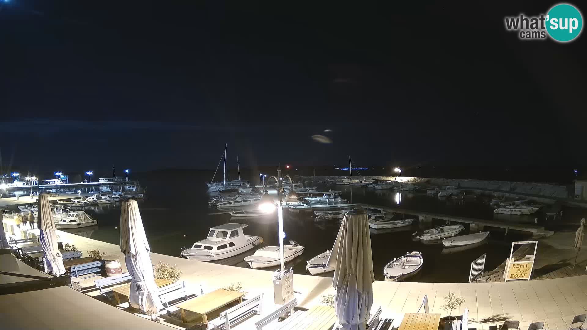 Fažana Livecam riva et marina de la ville – Istrie