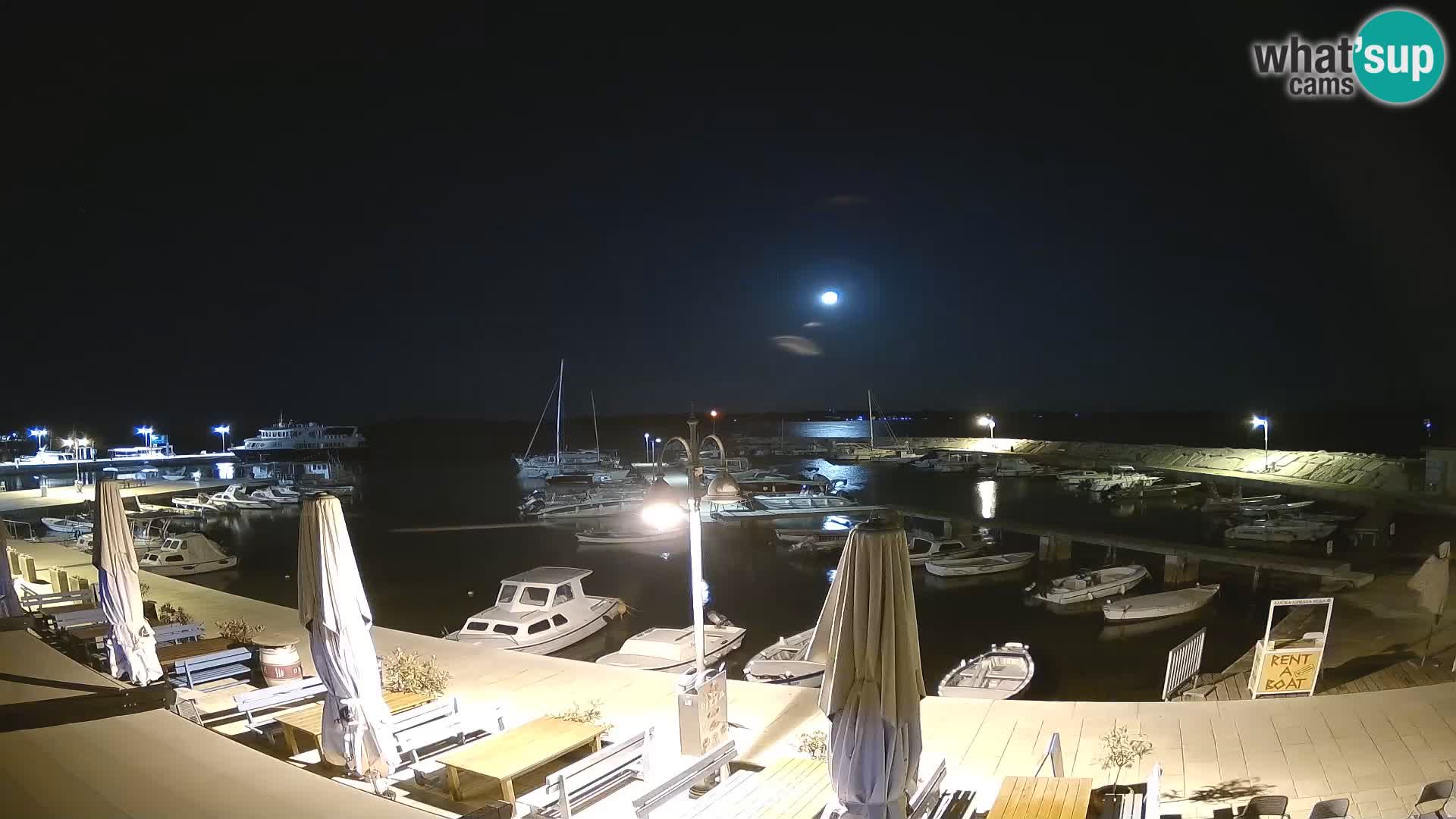 Webcam Fažana riva and city marina – Istria