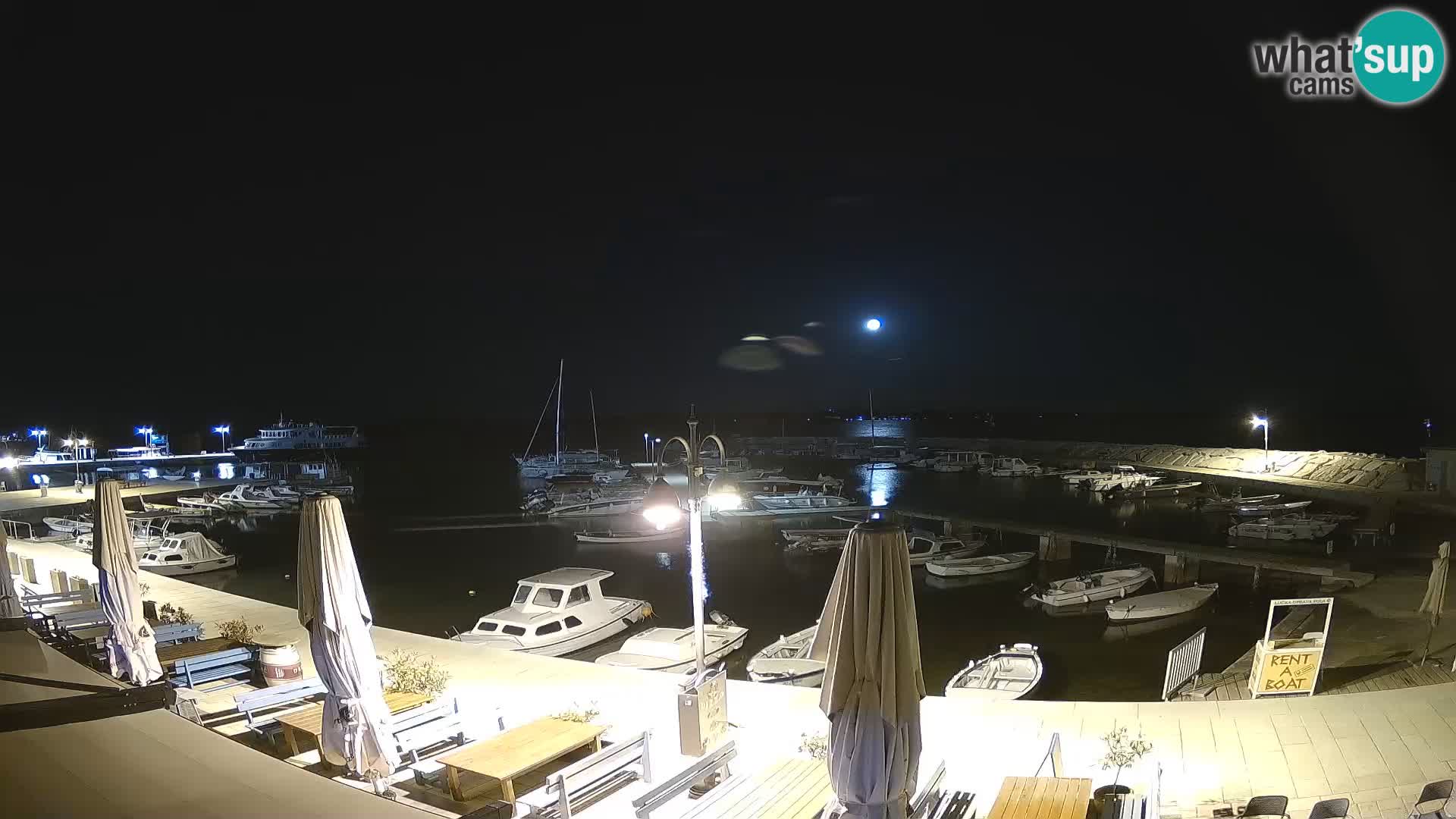 Fažana web kamera riva i gradska marina – Istra