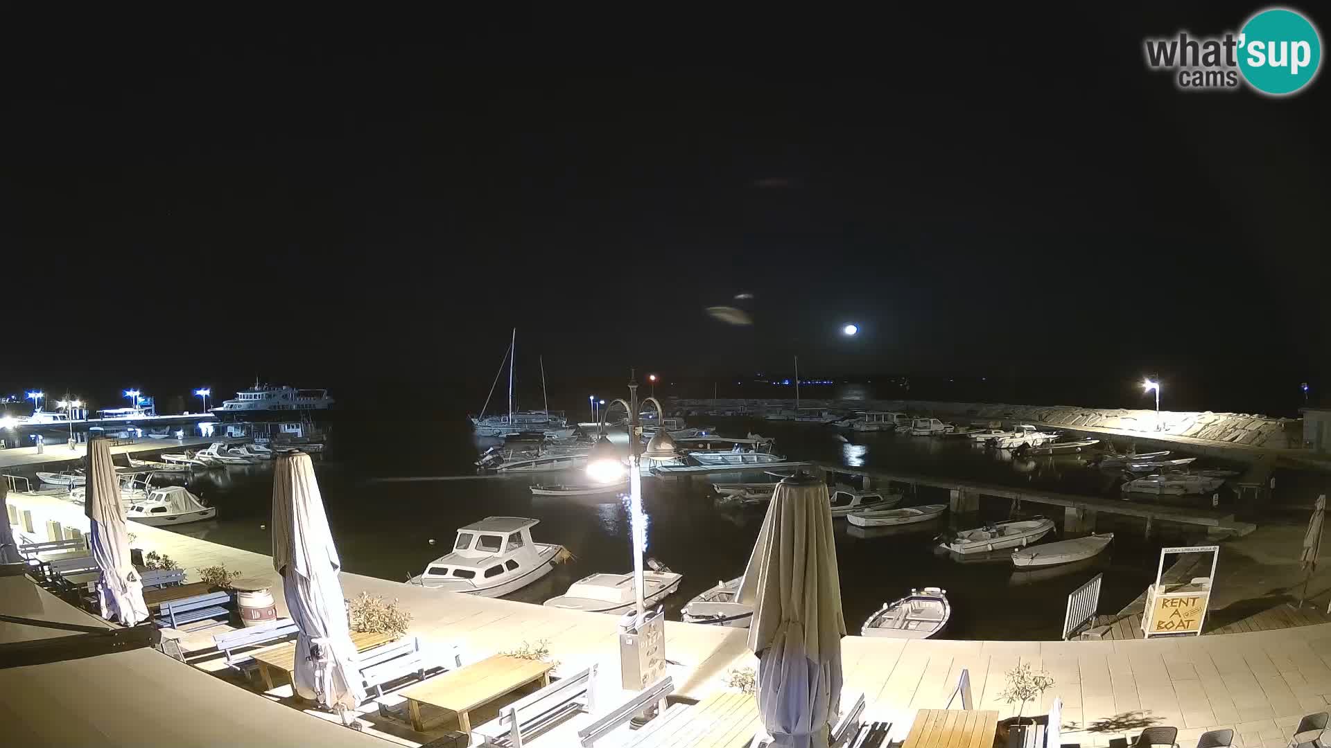 Fažana Livecam riva et marina de la ville – Istrie