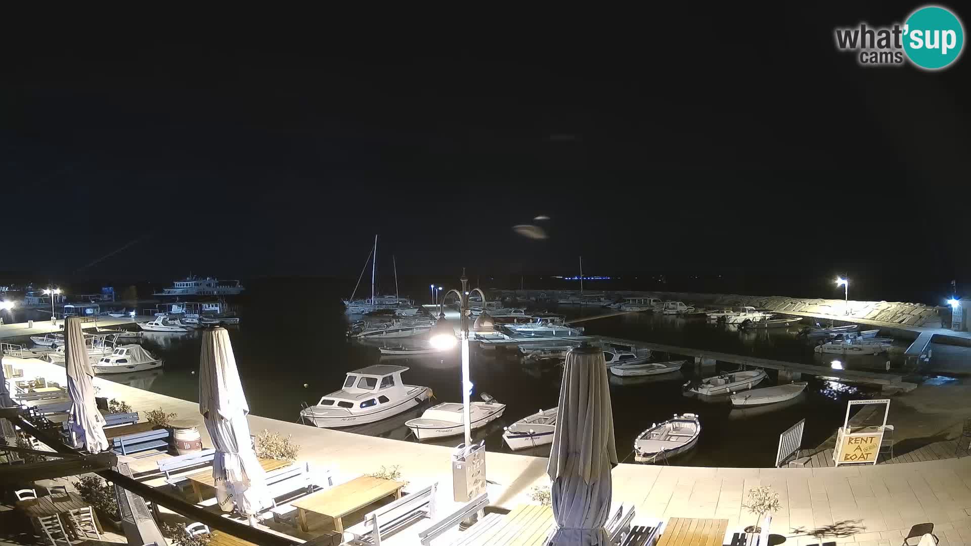 Fažana webcam Riva und Stadthafen – Istrien