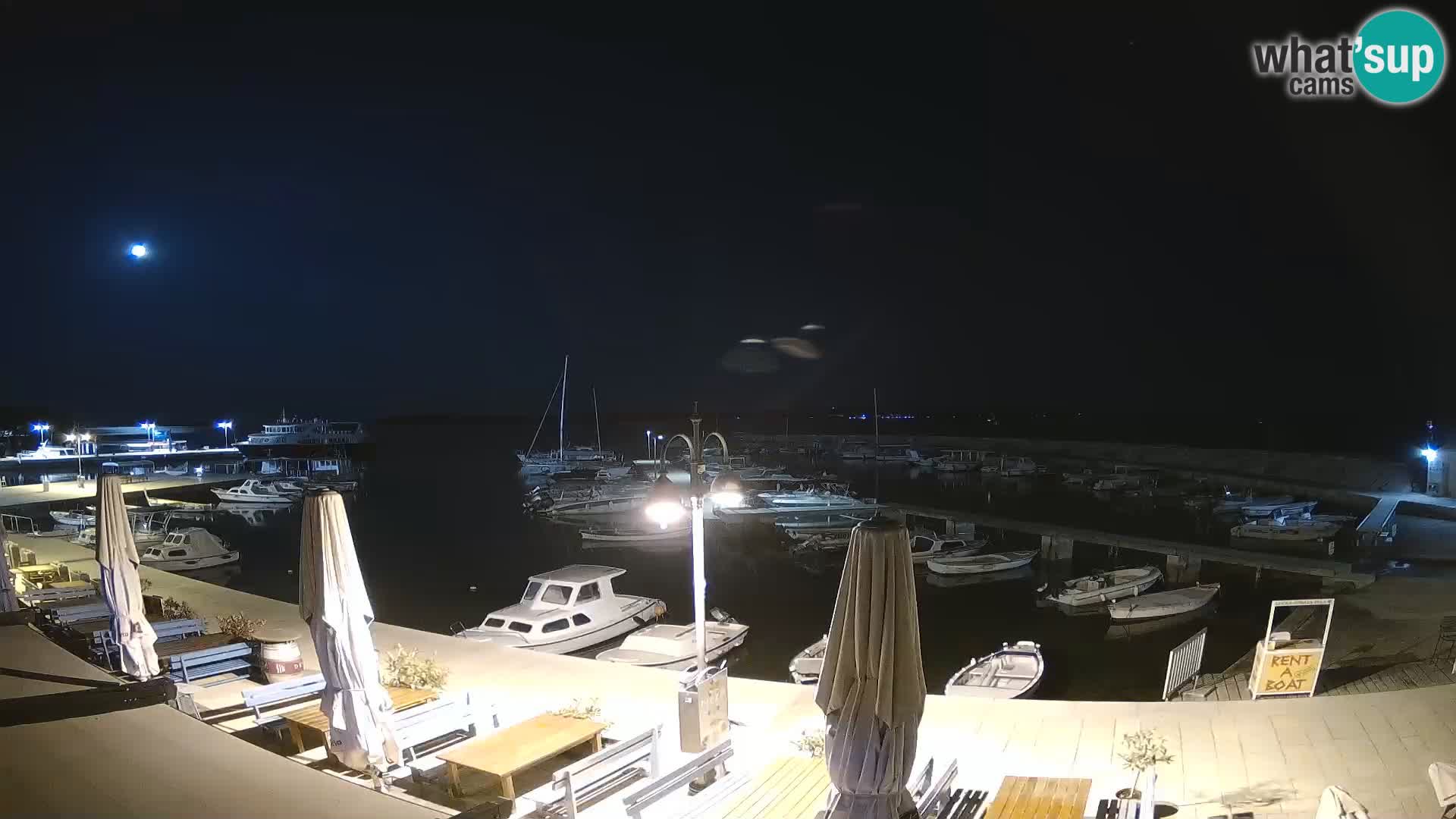 Fažana webcam Riva und Stadthafen – Istrien