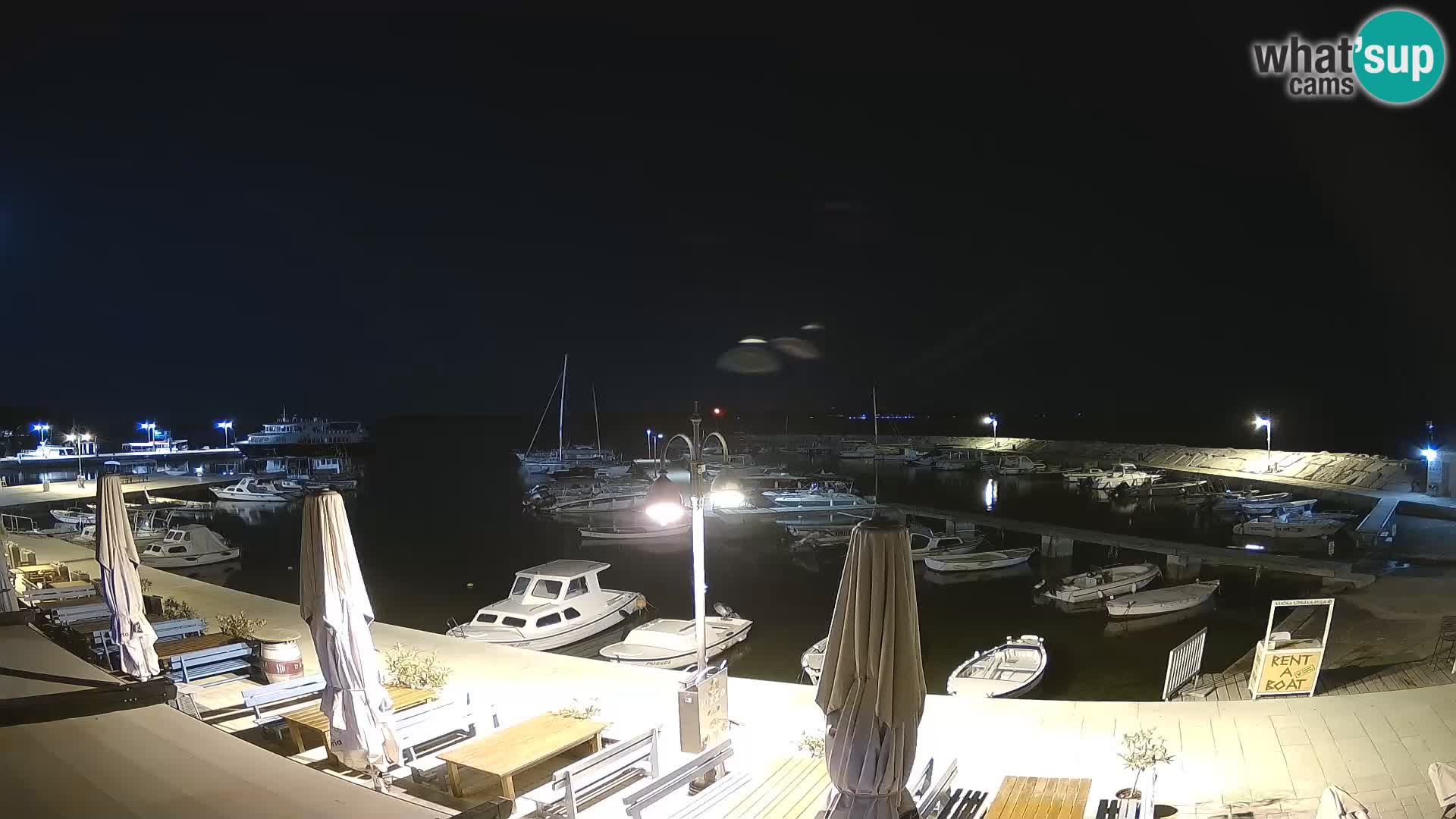 Fažana web kamera riva i gradska marina – Istra