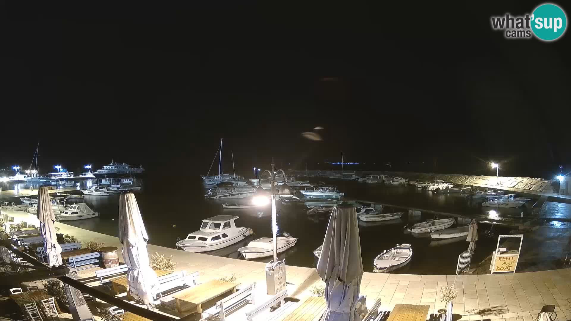 Fažana Livecam riva et marina de la ville – Istrie