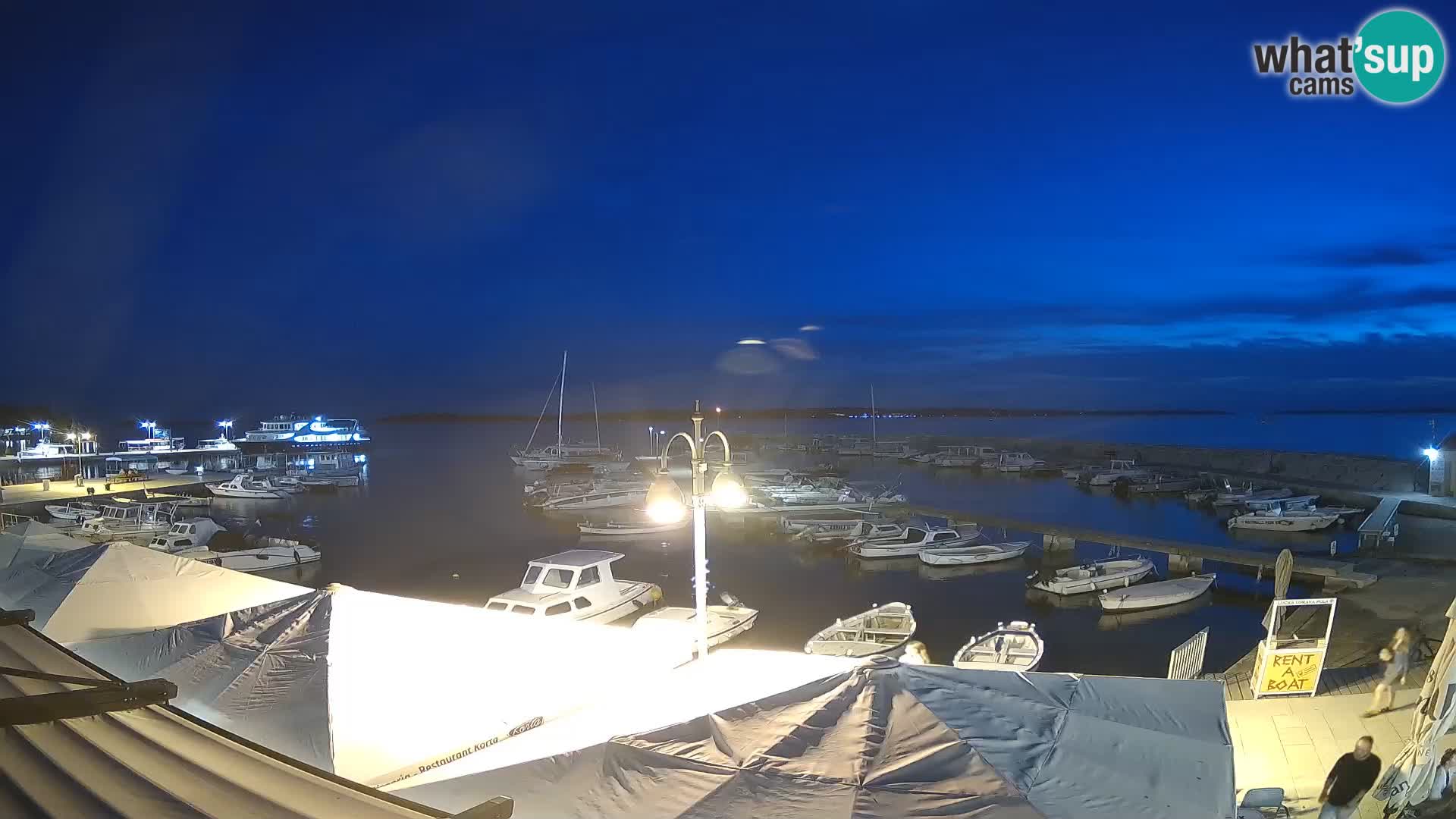 Fažana web kamera riva i gradska marina – Istra