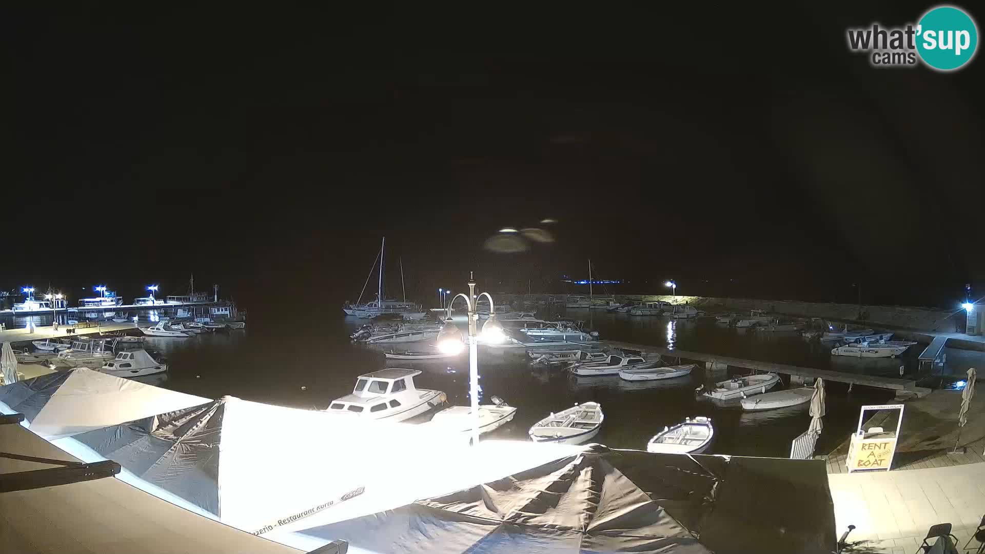 Fažana Livecam riva et marina de la ville – Istrie