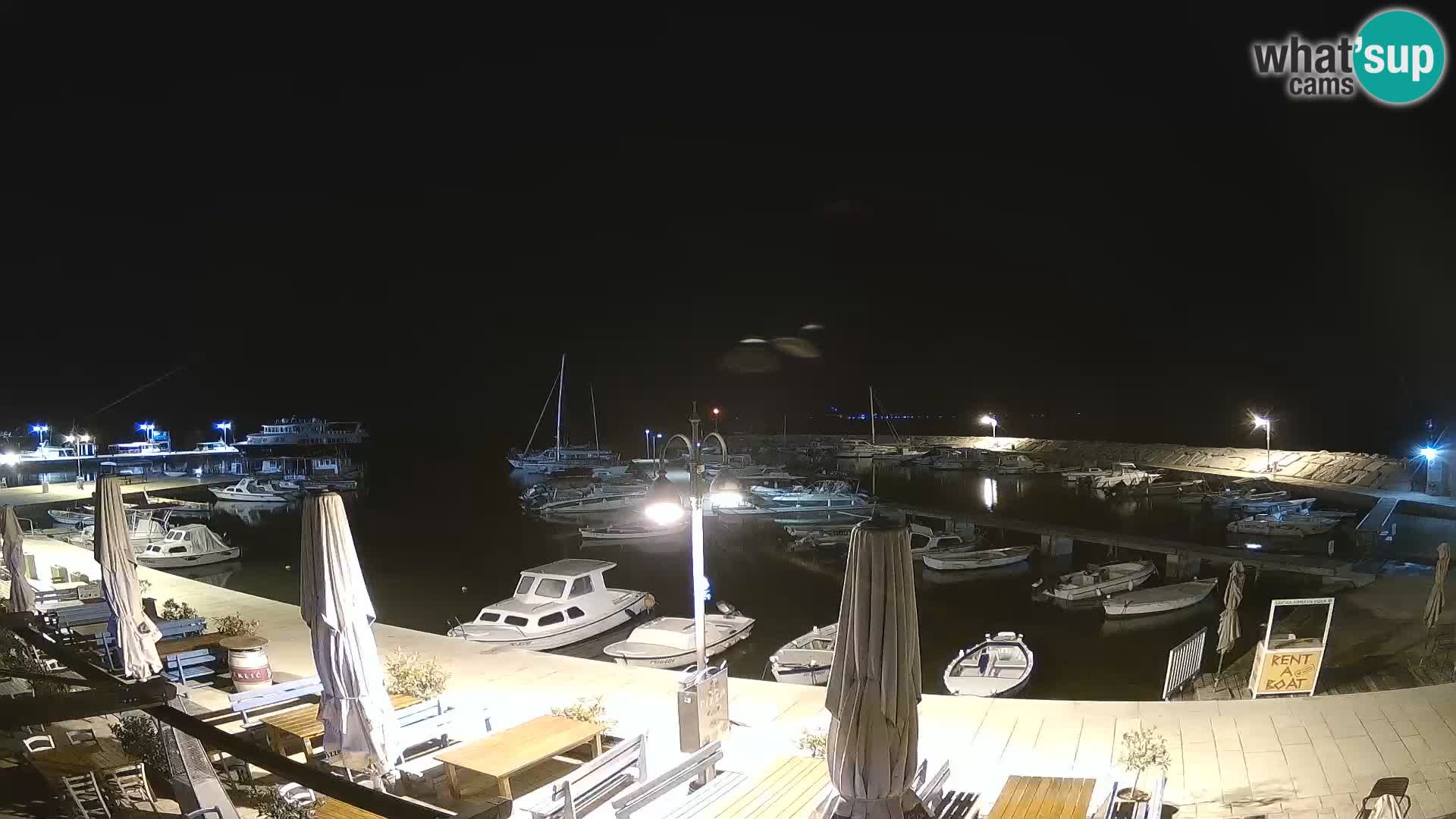 Fažana web kamera riva i gradska marina – Istra