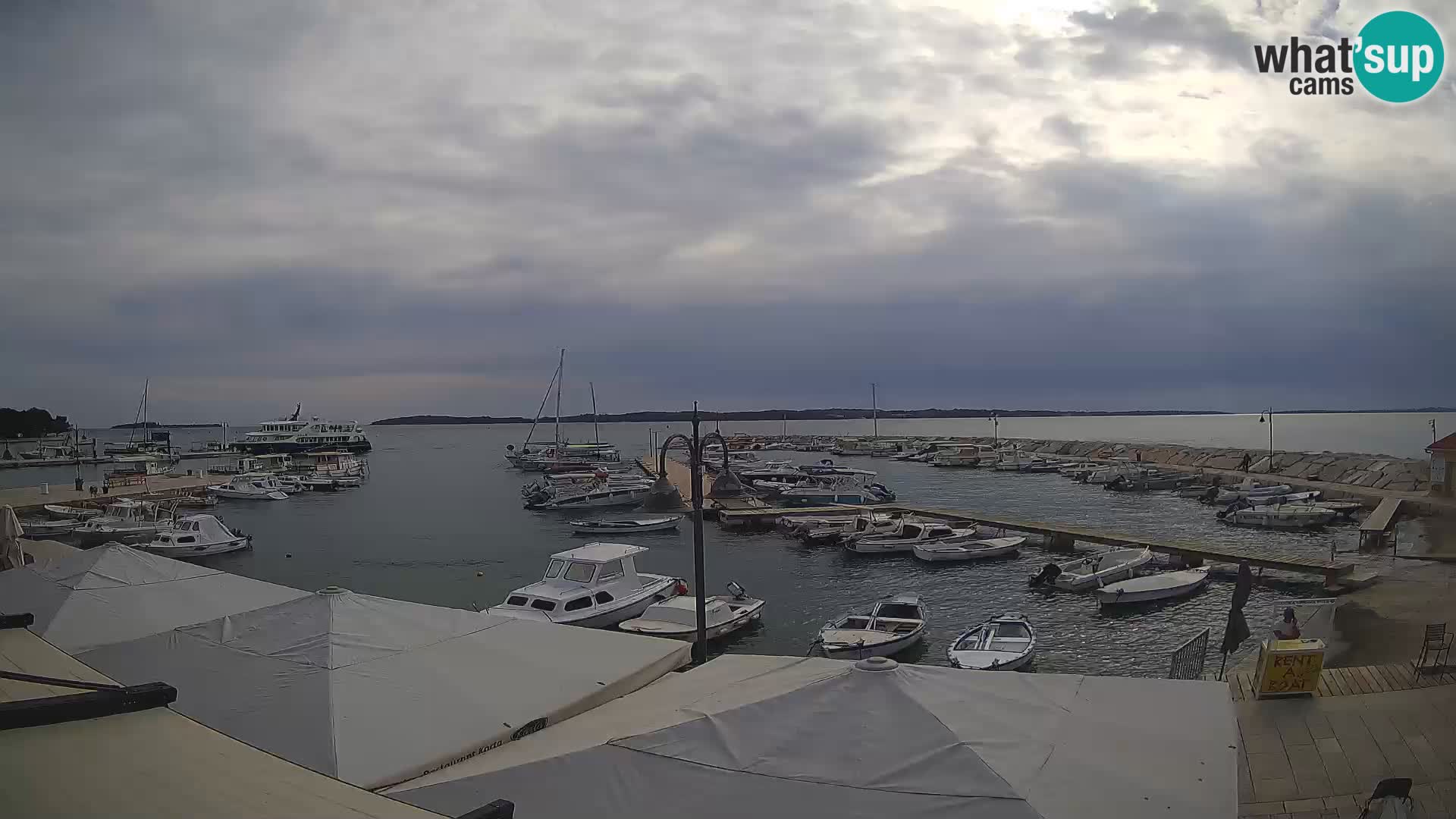 Fažana webcam Riva und Stadthafen – Istrien