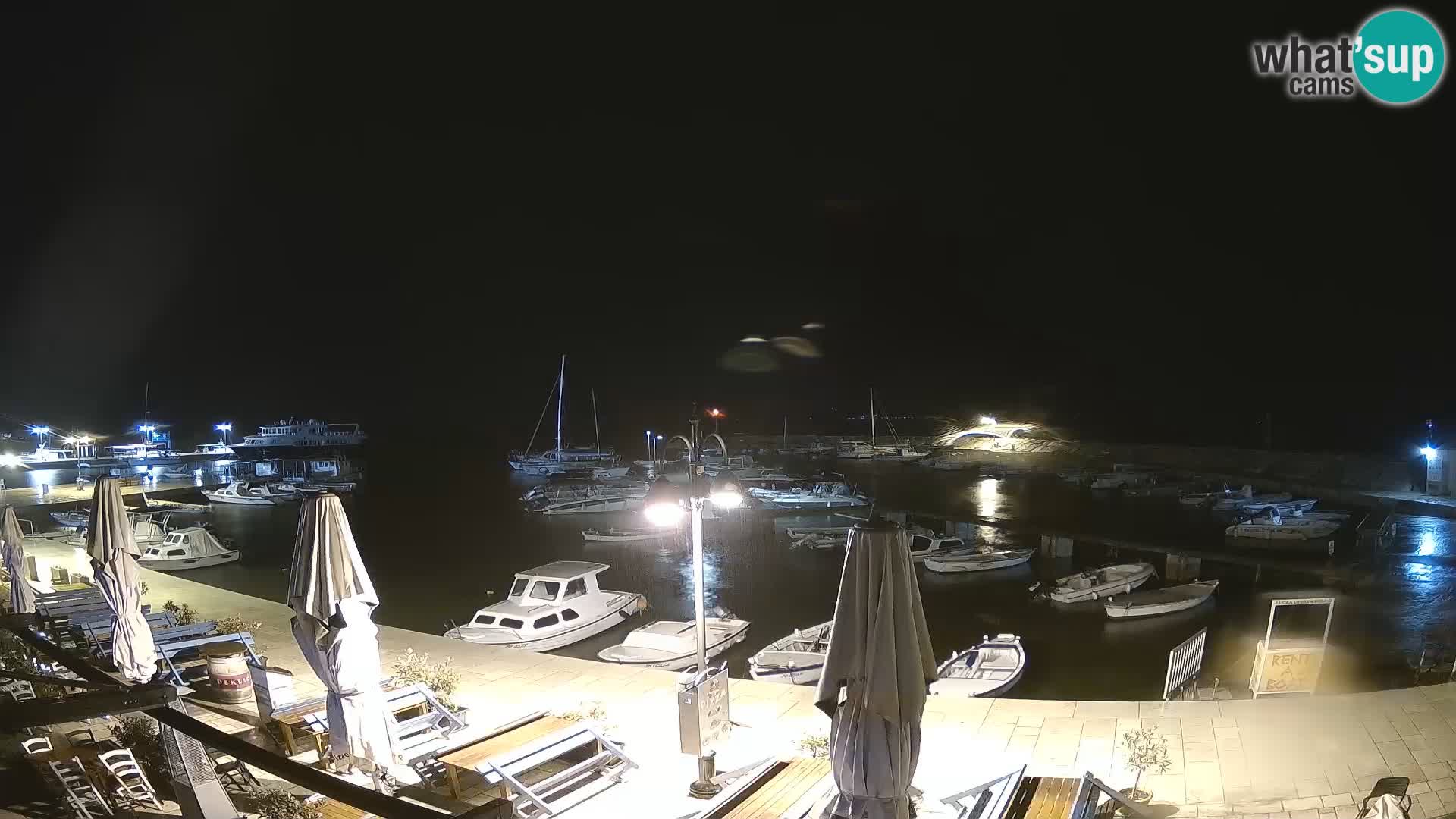 Fažana webcam Riva und Stadthafen – Istrien