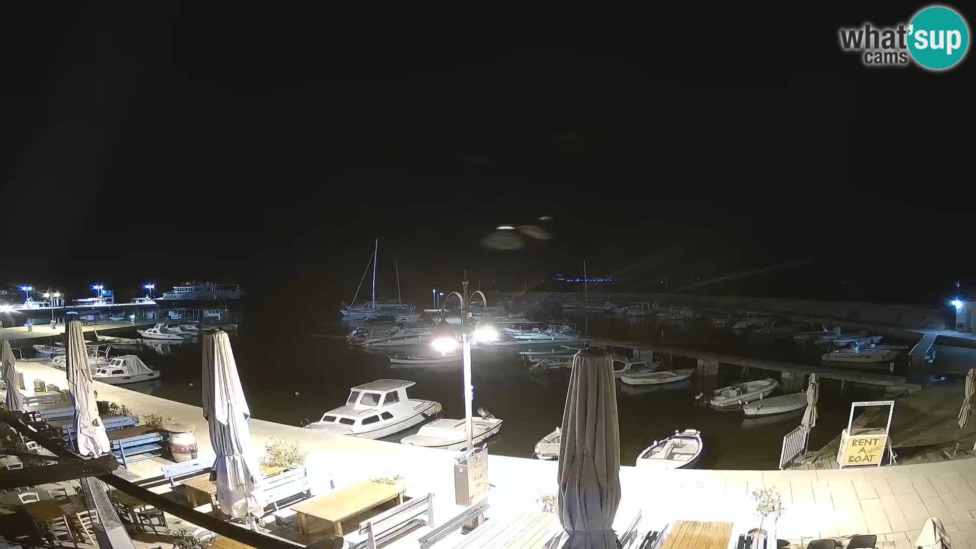 Fažana Livecam riva et marina de la ville – Istrie