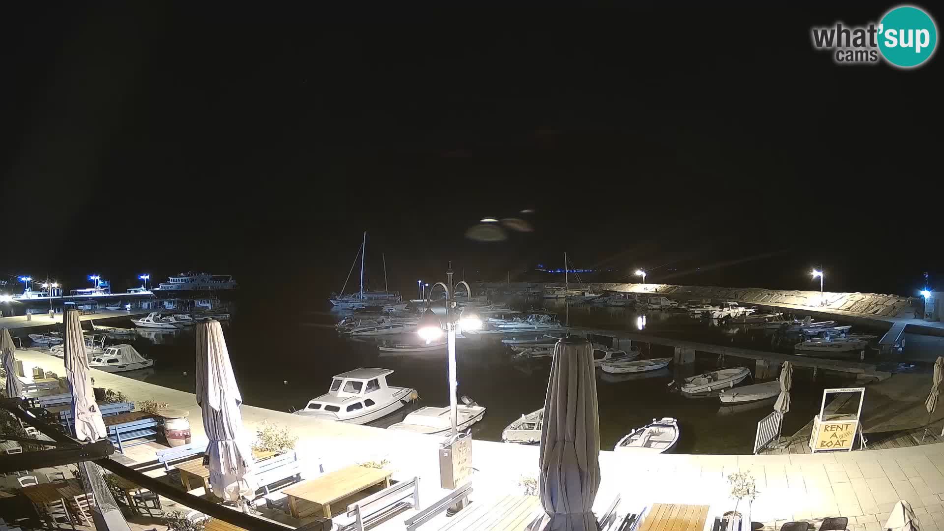 Fažana webcam Riva und Stadthafen – Istrien