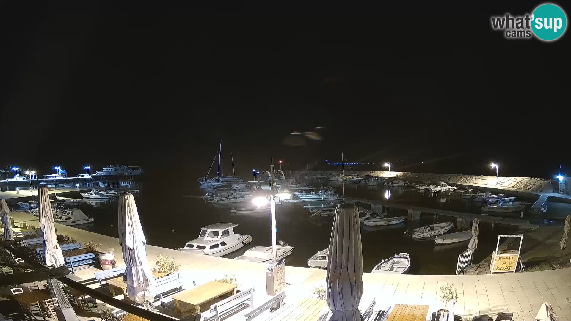 Fažana web kamera riva i gradska marina – Istra