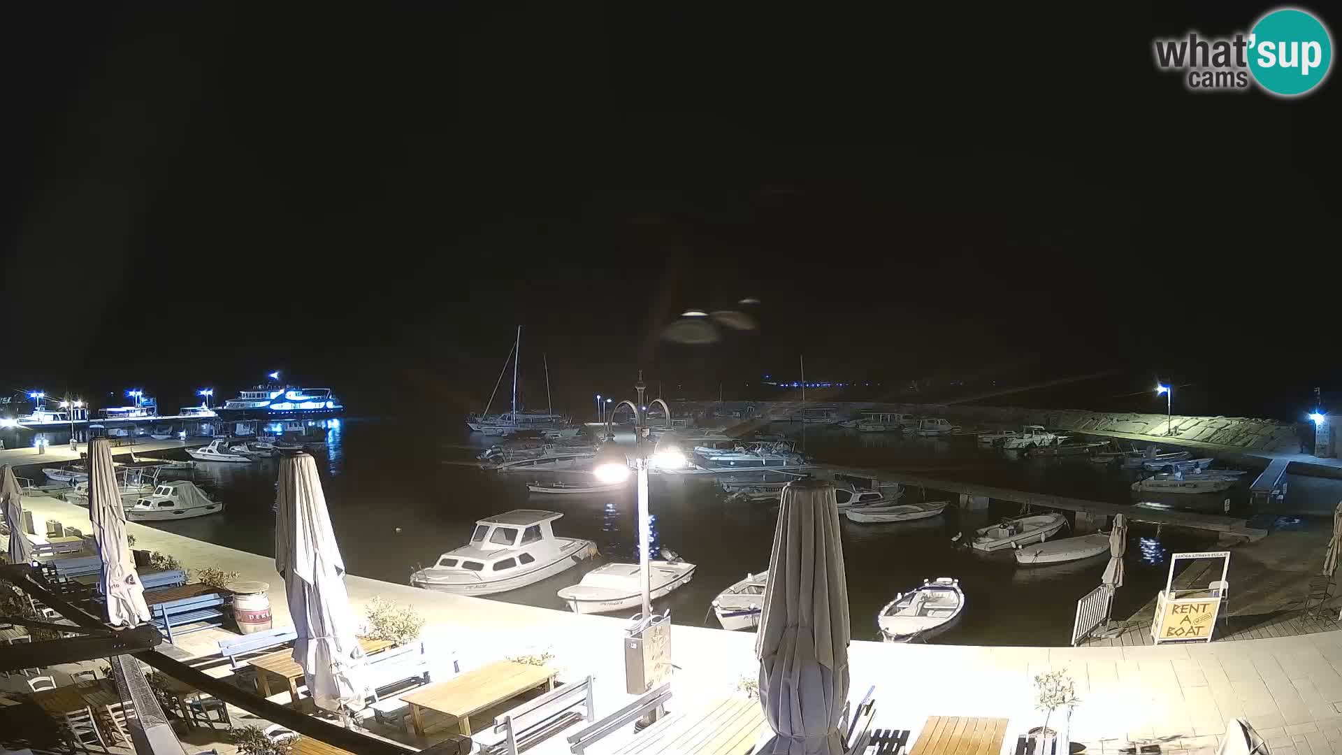 Fažana webcam Riva und Stadthafen – Istrien