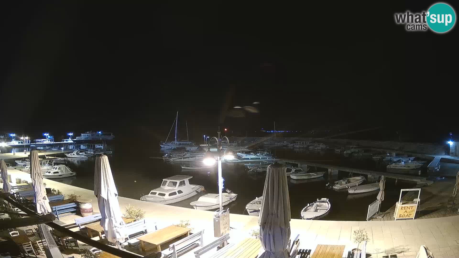 Fažana web kamera riva i gradska marina – Istra