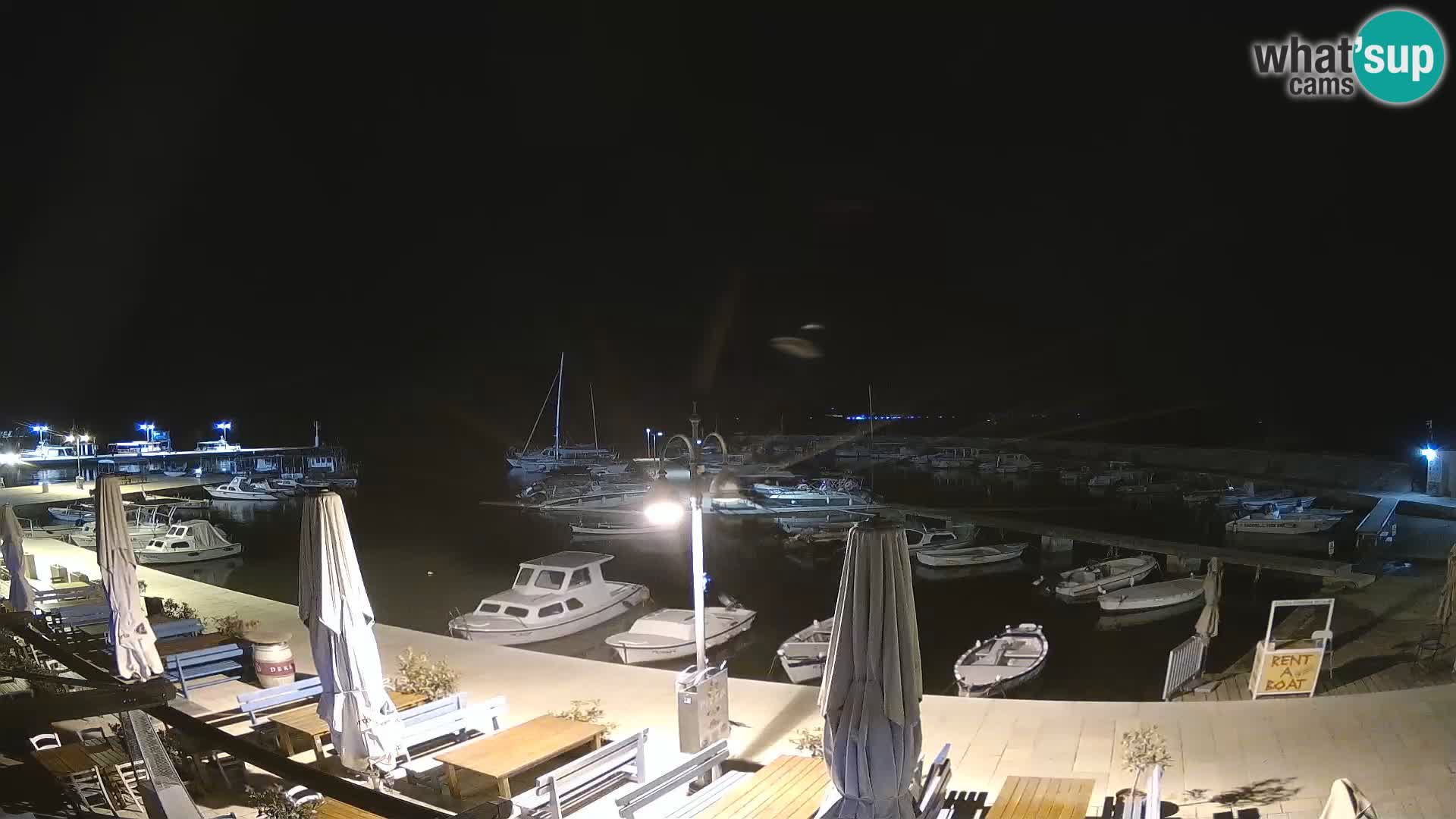 Fažana webcam Riva und Stadthafen – Istrien