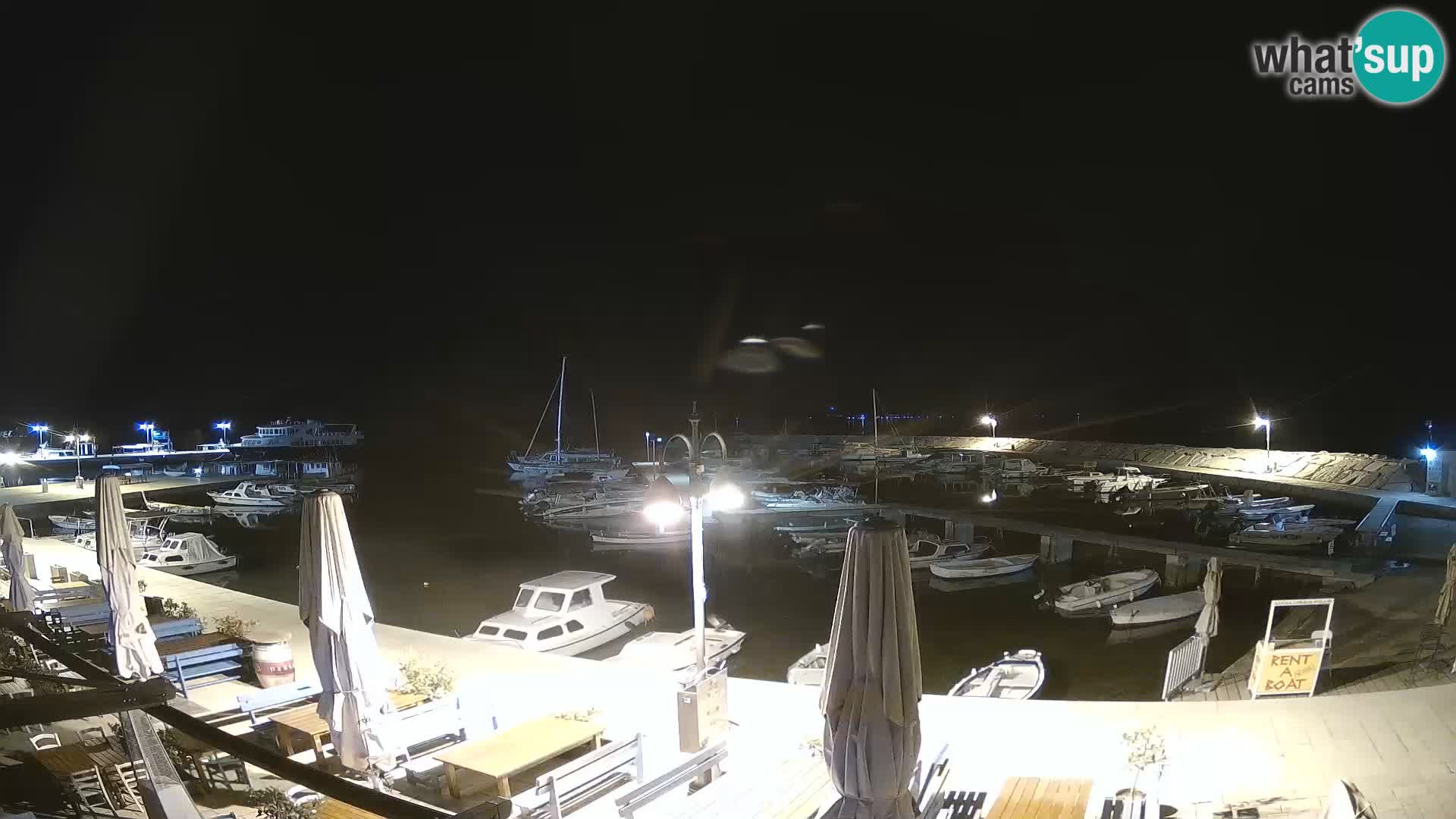 Fažana Livecam riva et marina de la ville – Istrie