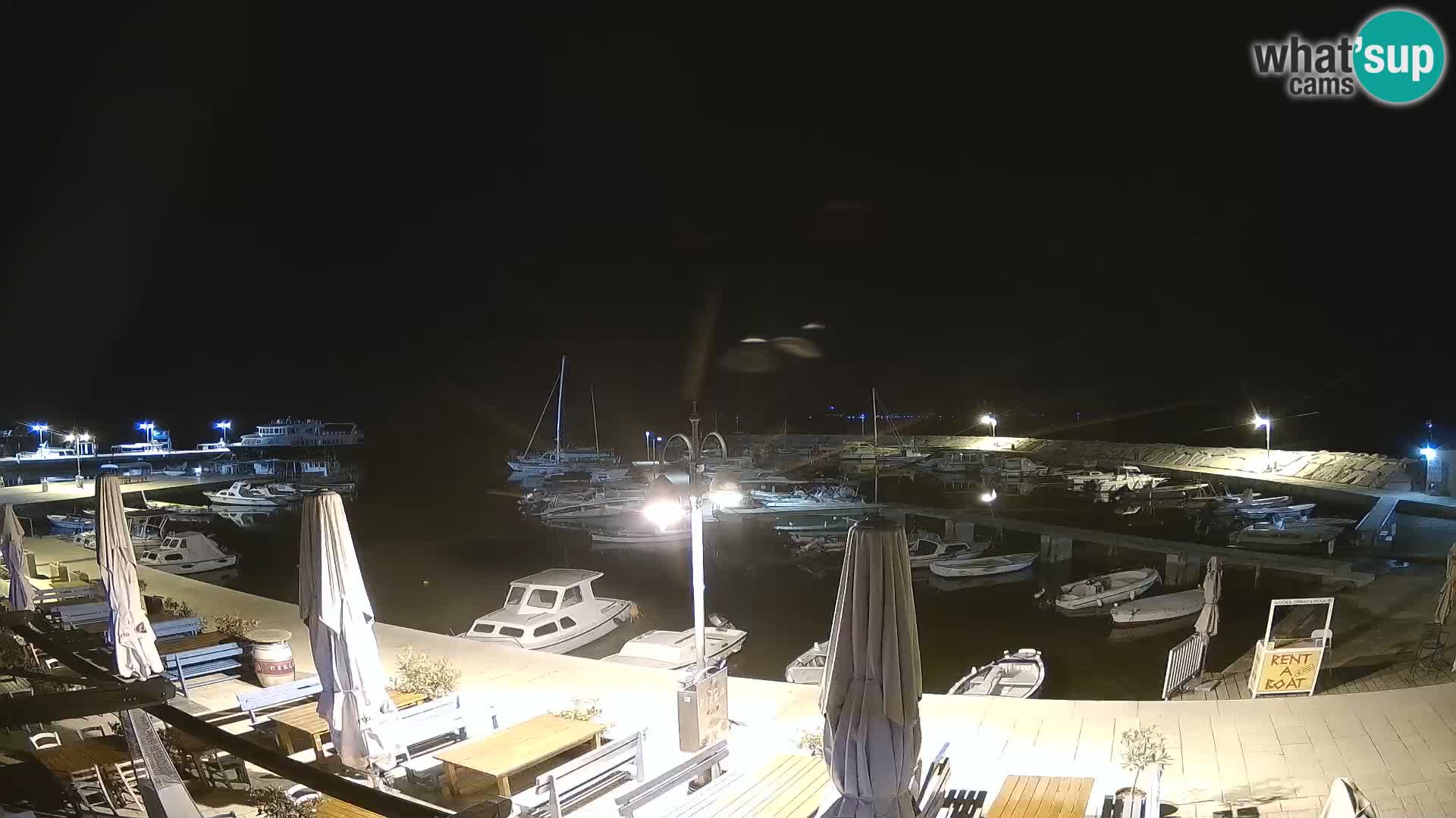 Fažana Livecam riva et marina de la ville – Istrie