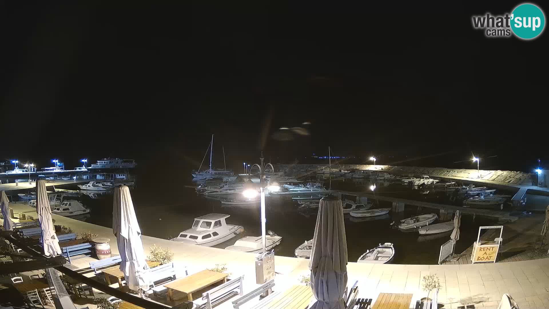 Fažana Livecam riva et marina de la ville – Istrie