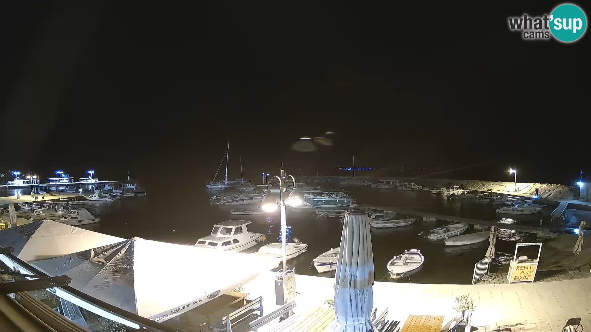 Fažana Livecam riva et marina de la ville – Istrie
