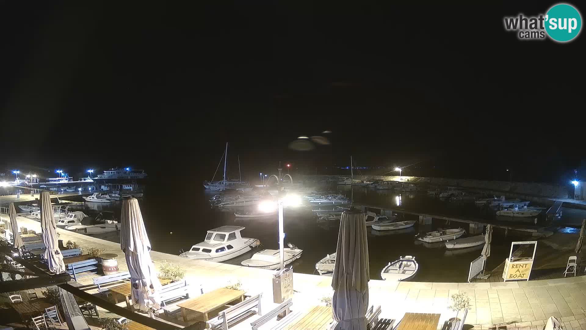 Fažana web kamera riva i gradska marina – Istra