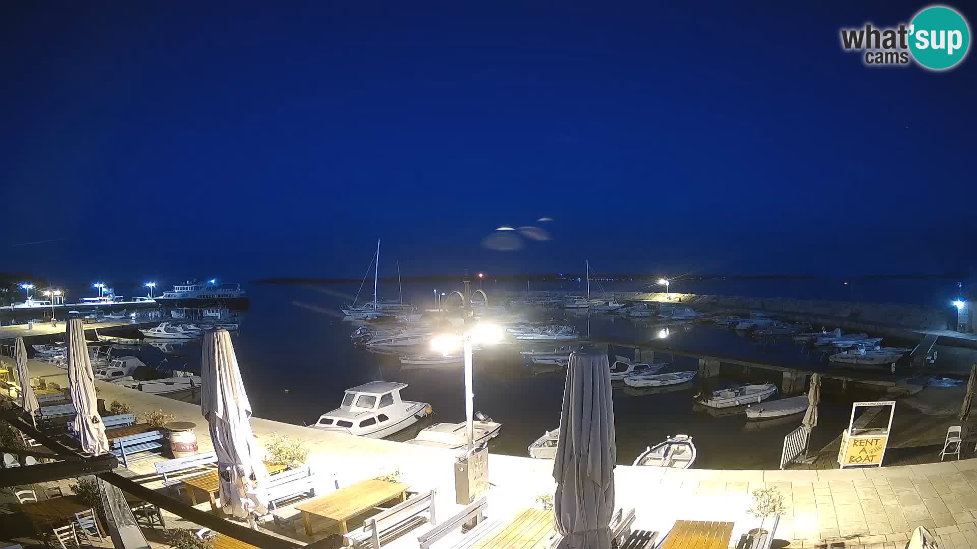 Fažana Livecam riva et marina de la ville – Istrie