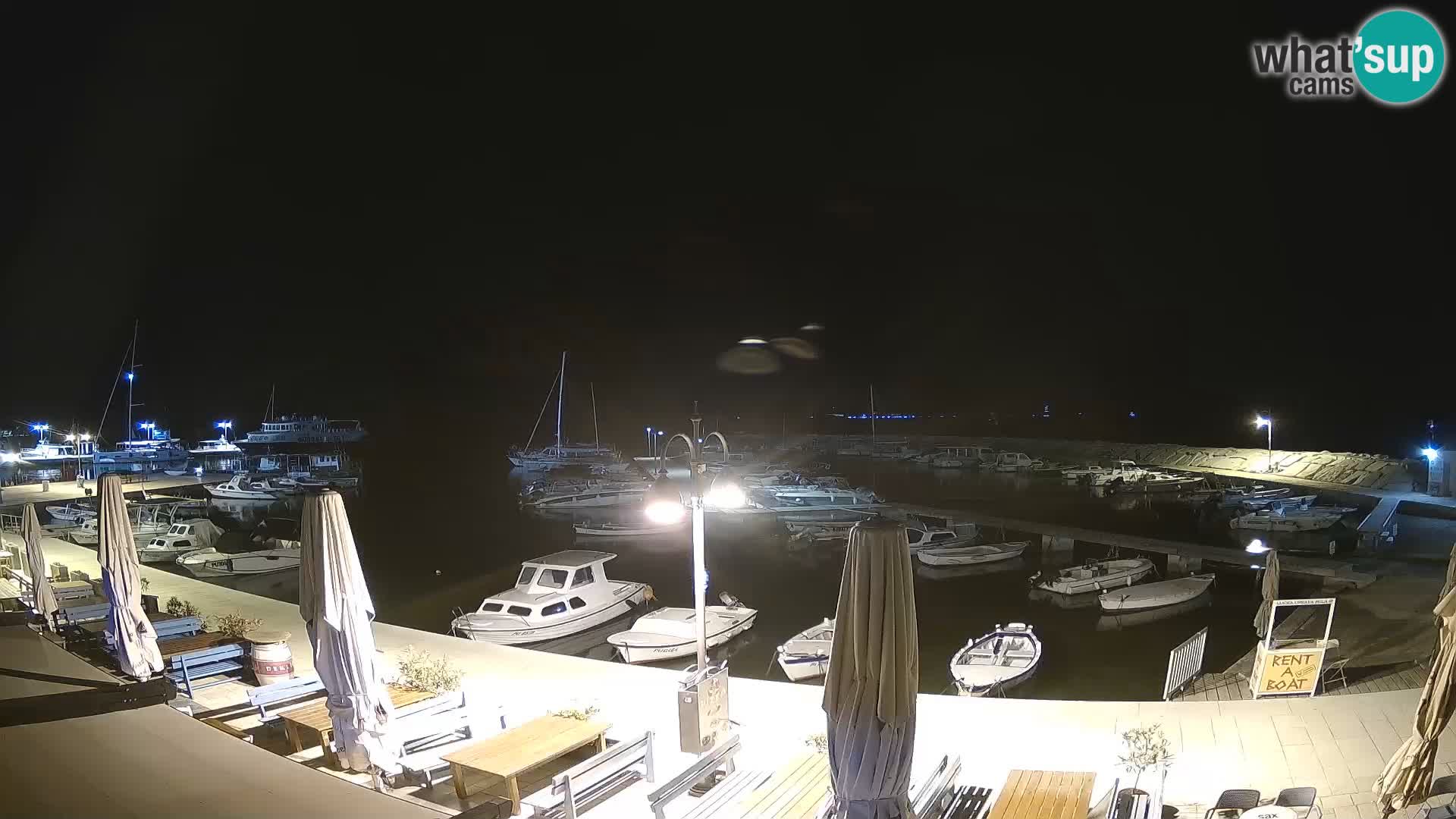 Fažana web kamera riva i gradska marina – Istra