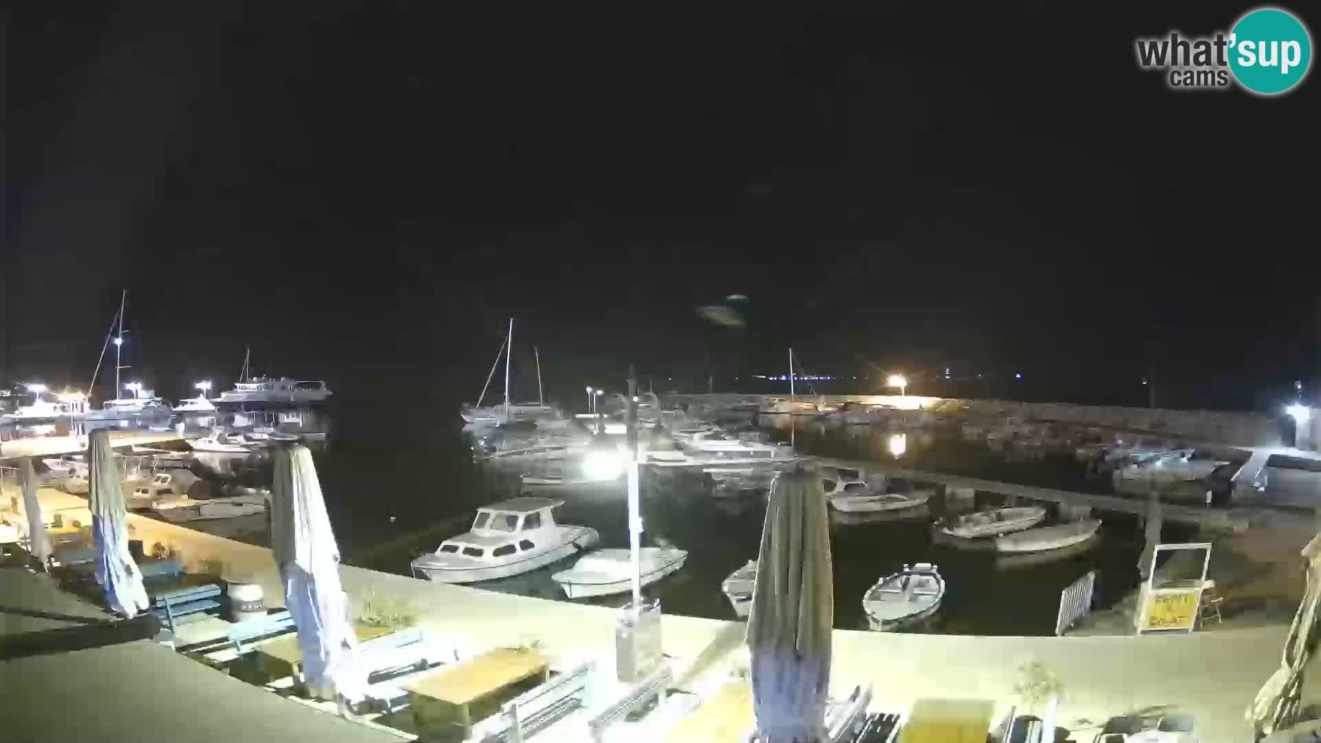 Fažana webcam Riva und Stadthafen – Istrien
