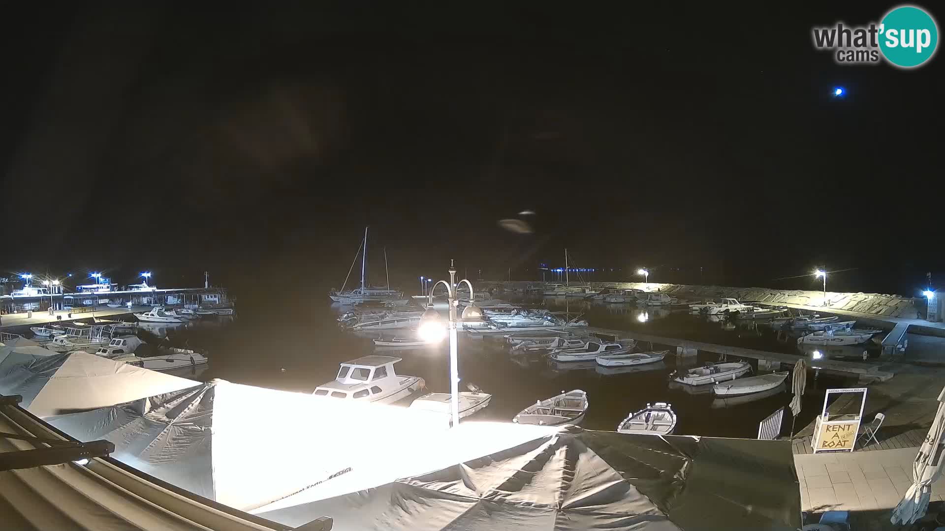 Fažana Livecam riva et marina de la ville – Istrie