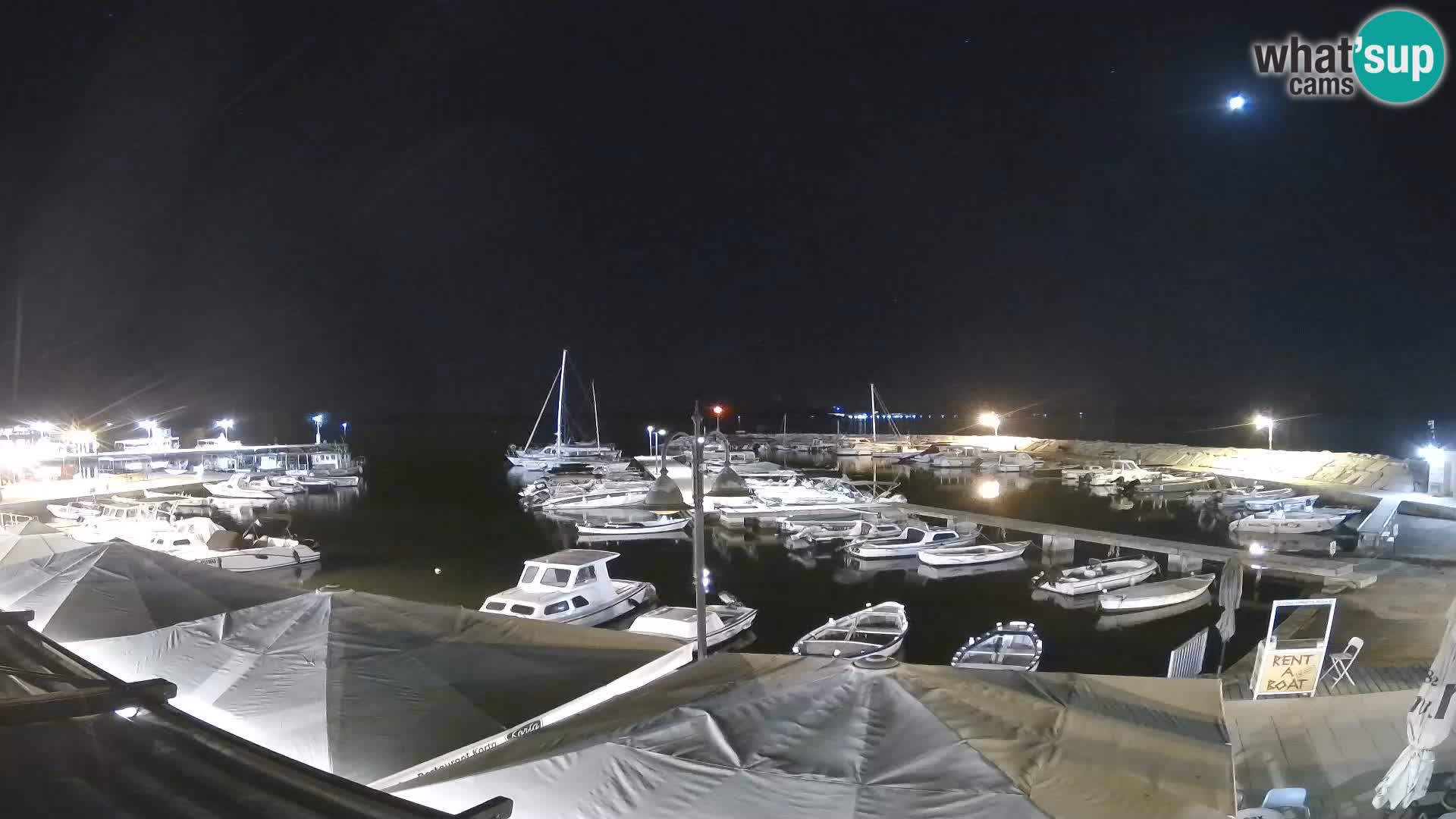 Fažana web kamera riva i gradska marina – Istra