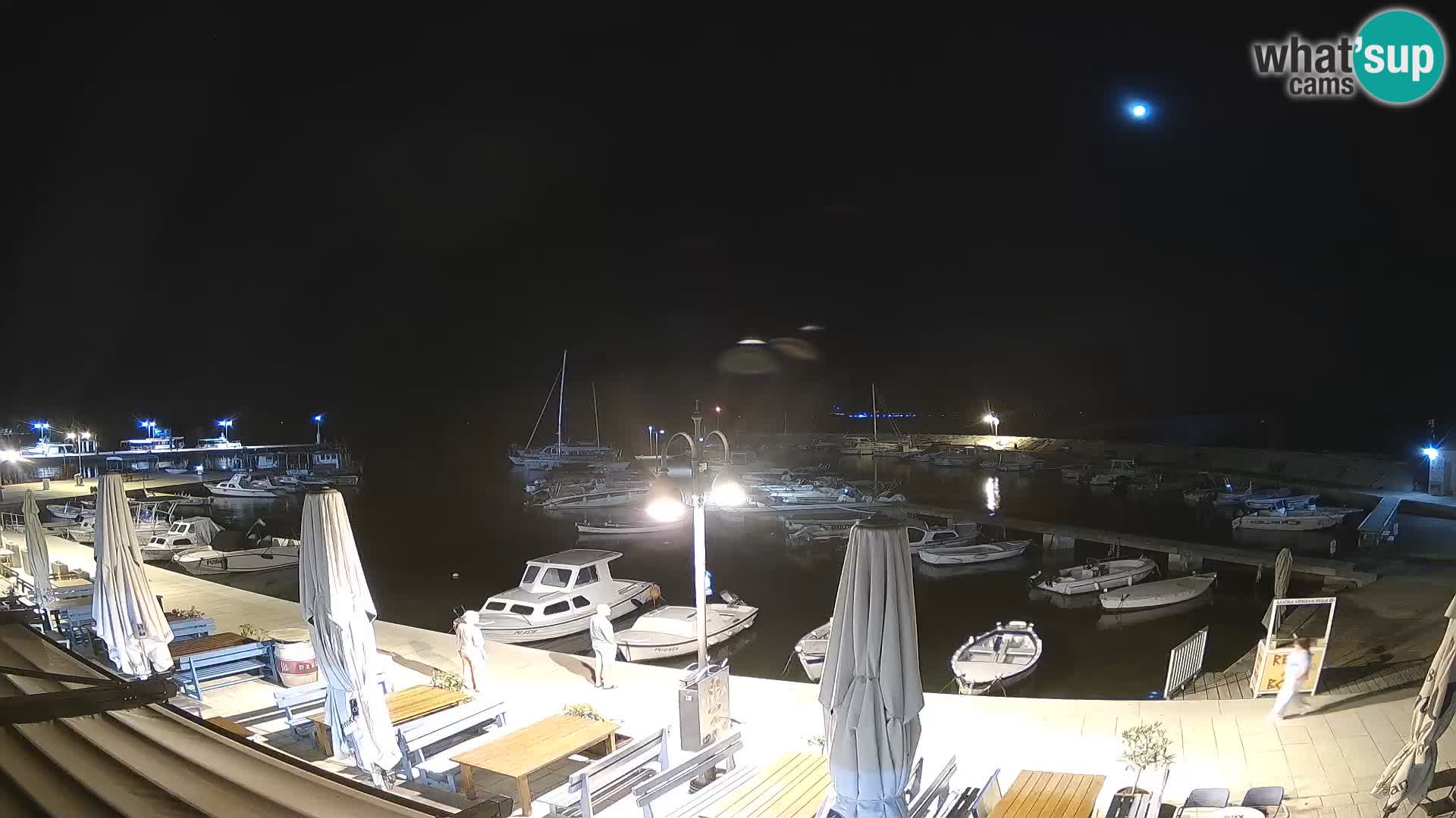 Fažana Livecam riva et marina de la ville – Istrie