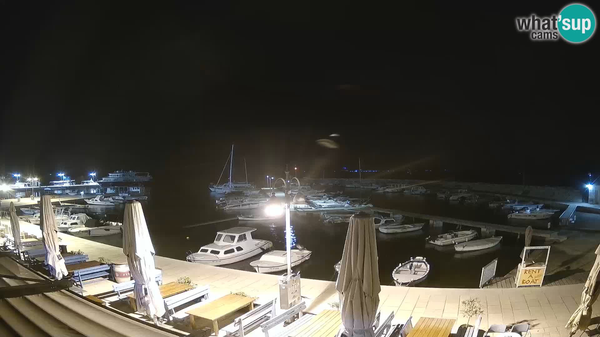 Fažana Livecam riva et marina de la ville – Istrie