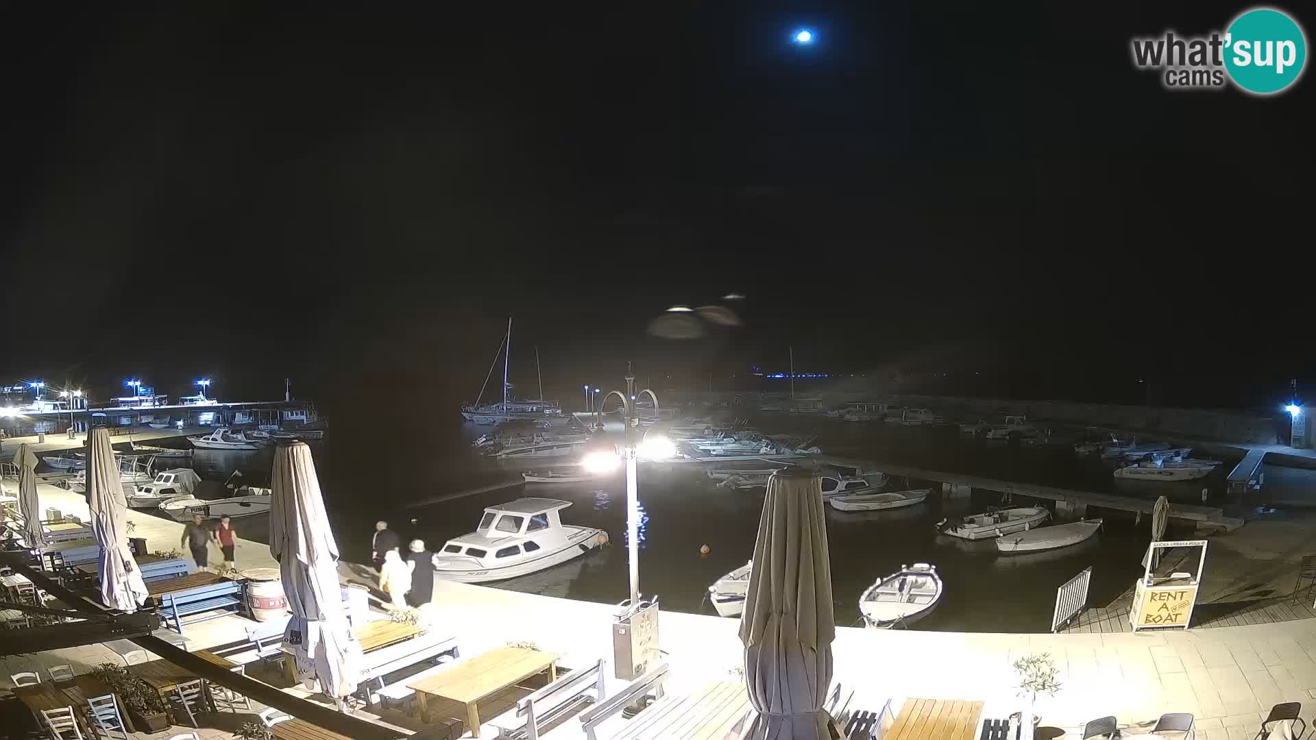 Fažana webcam Riva und Stadthafen – Istrien