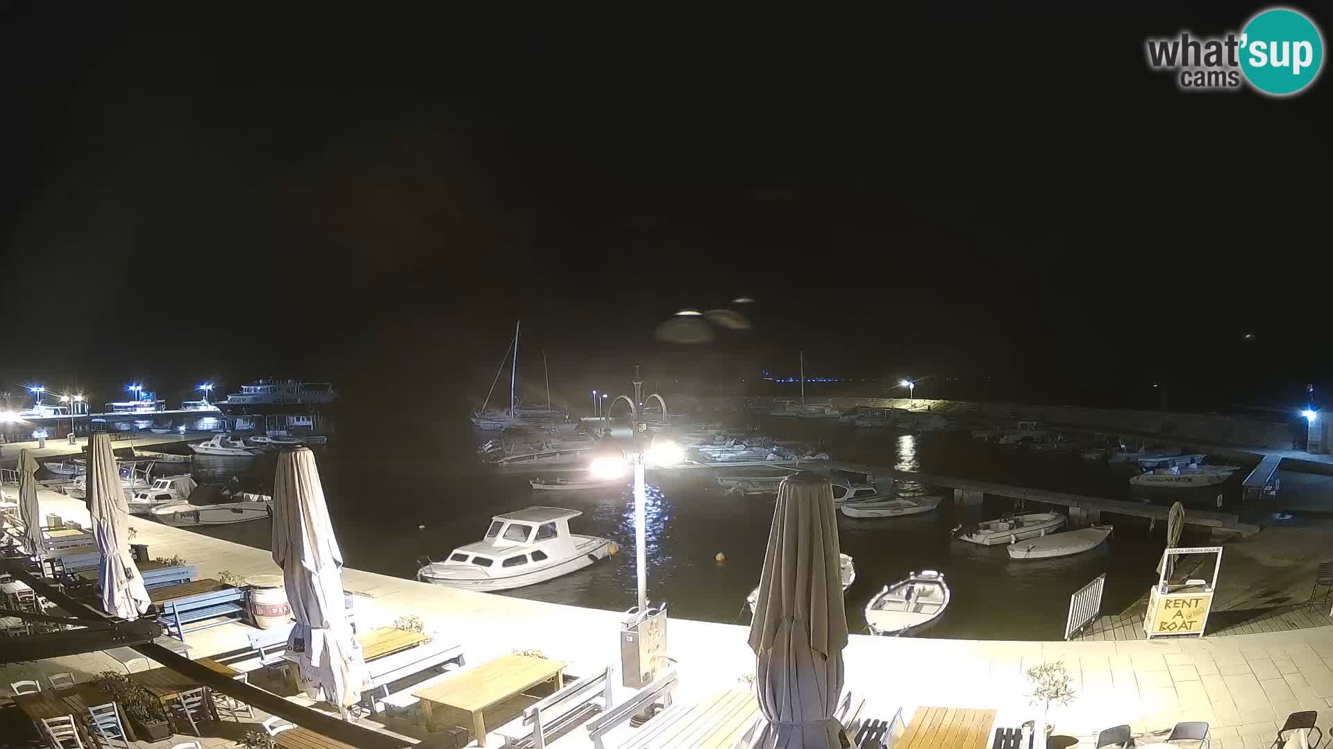 Fažana web kamera riva i gradska marina – Istra