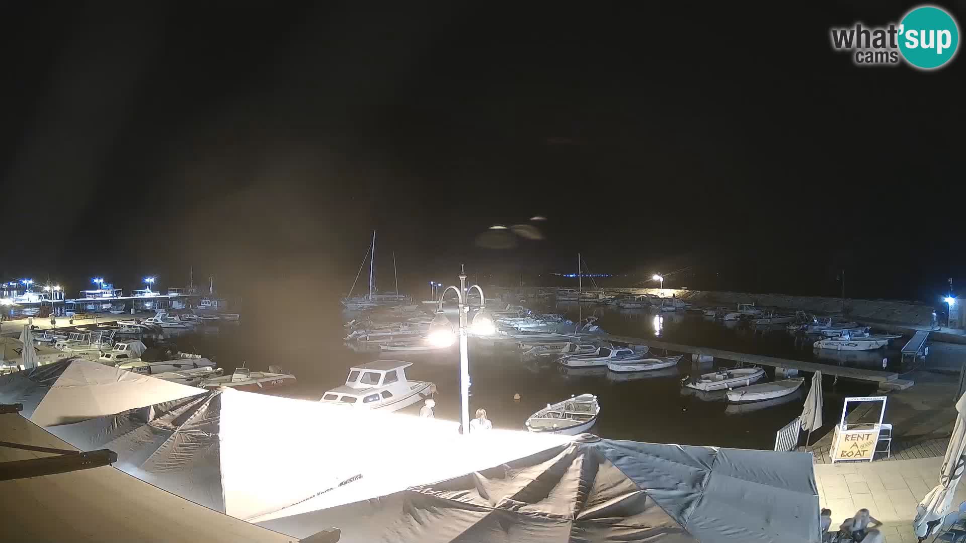 Fažana webcam Riva und Stadthafen – Istrien