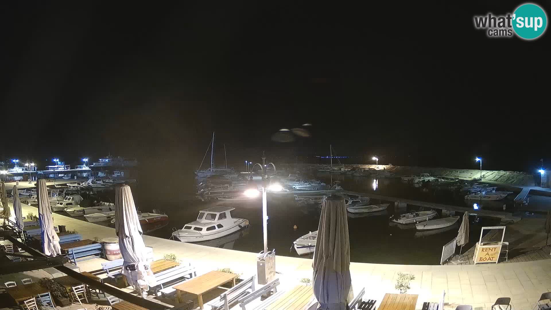 Webcam Fažana riva and city marina – Istria
