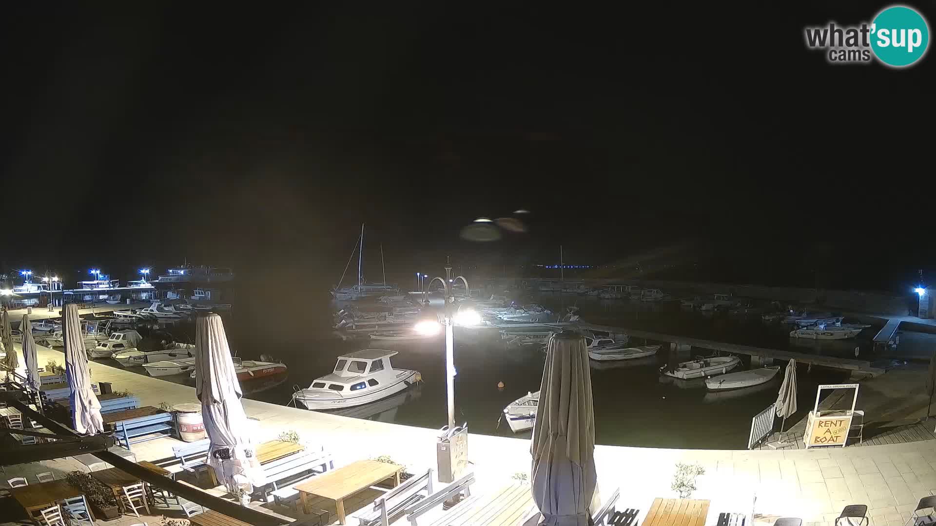 Fažana webcam Riva und Stadthafen – Istrien