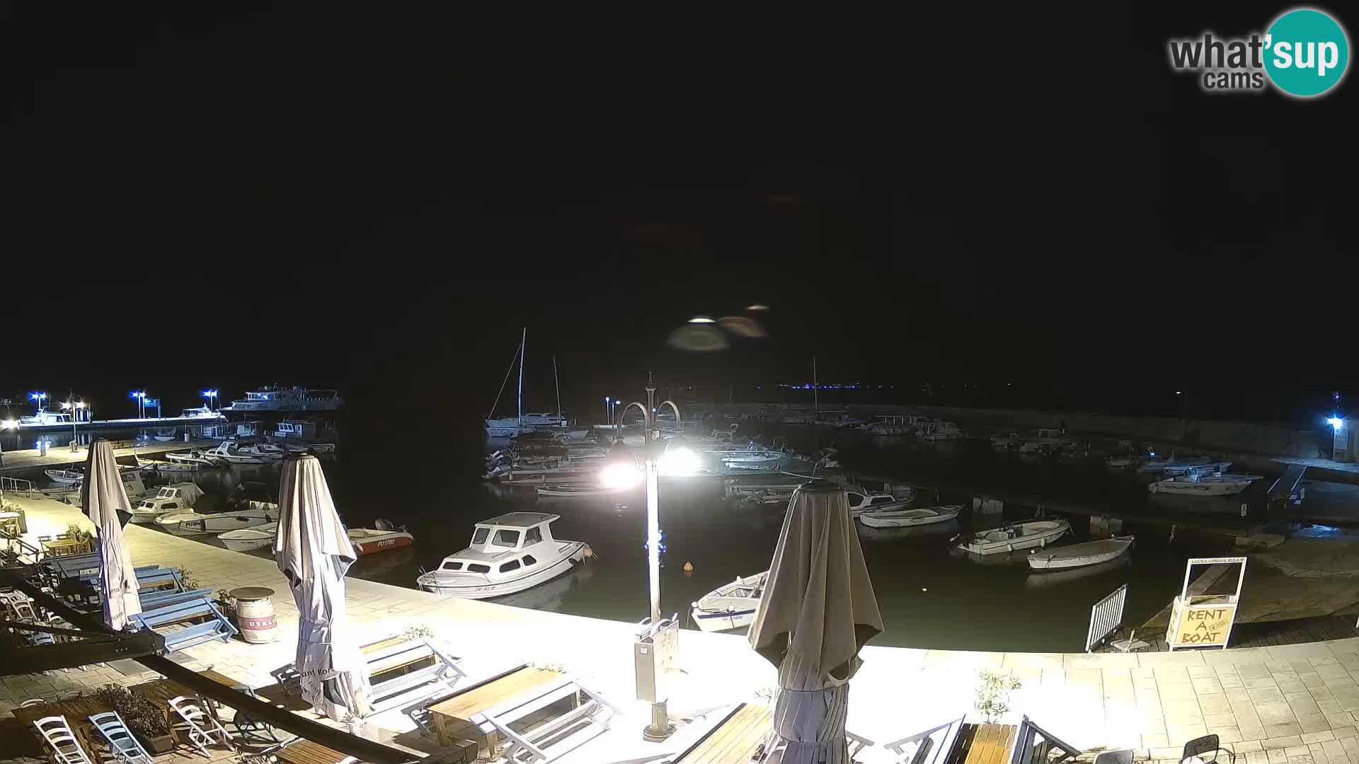 Fažana webcam Riva und Stadthafen – Istrien