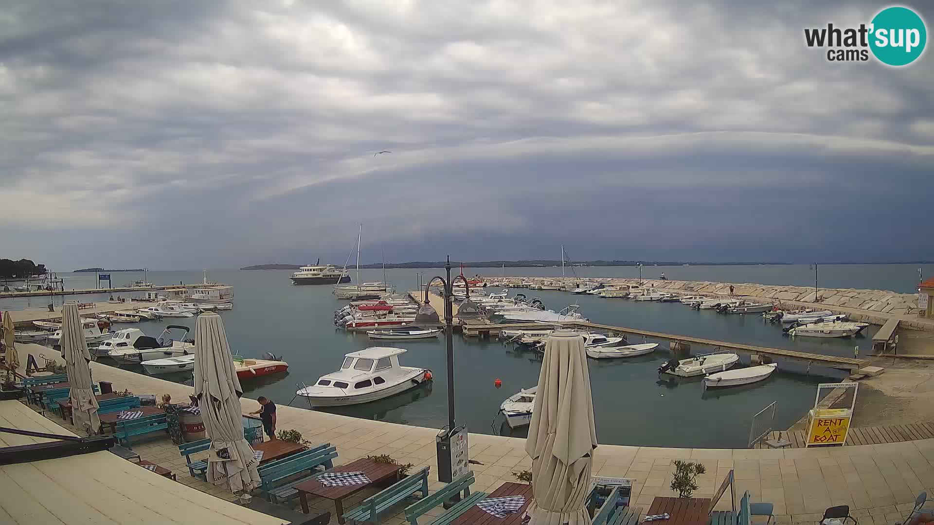 Fažana web kamera riva i gradska marina – Istra